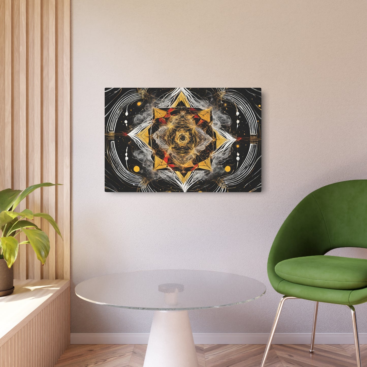 Elated Hippie Archangel Collection "All Seeing Eye" Metal Art Piece