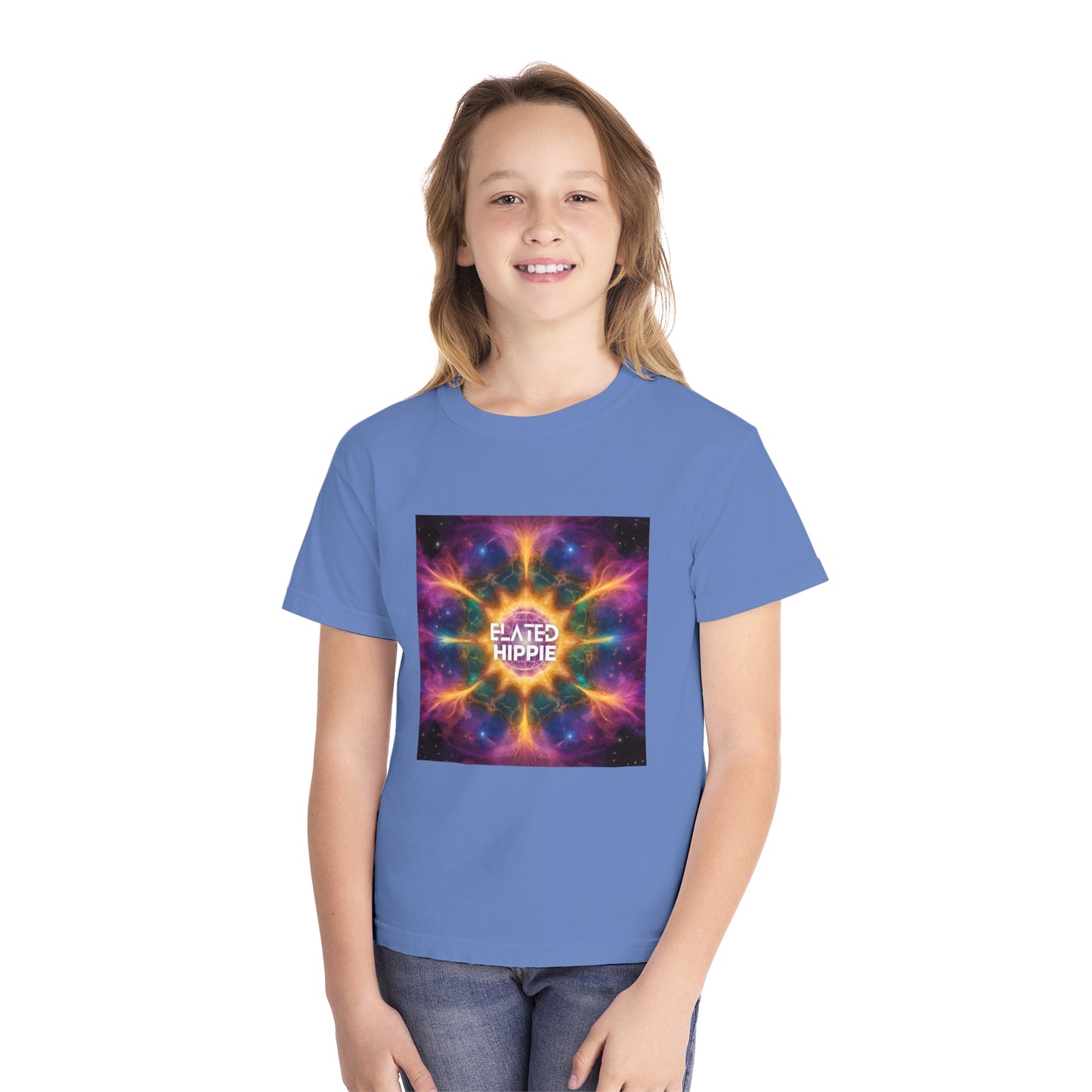 Elated Hippie %100 Cotton "Shining Star" Youth Midweight Tee