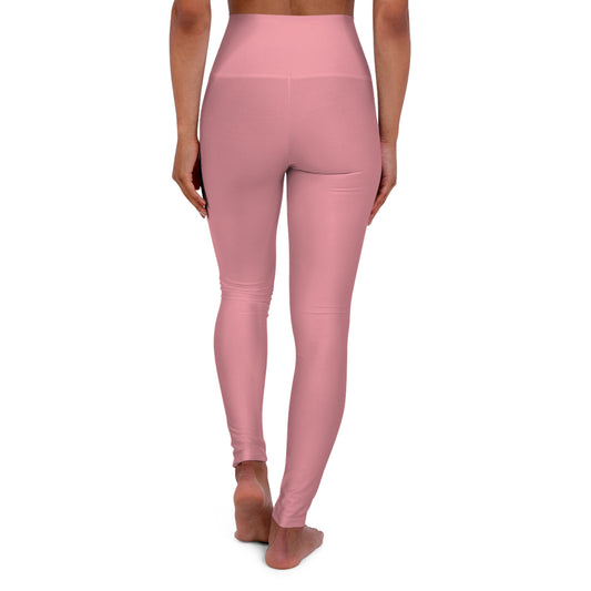 Elated Hippie High-Waisted Yoga Leggings - Blush Pink