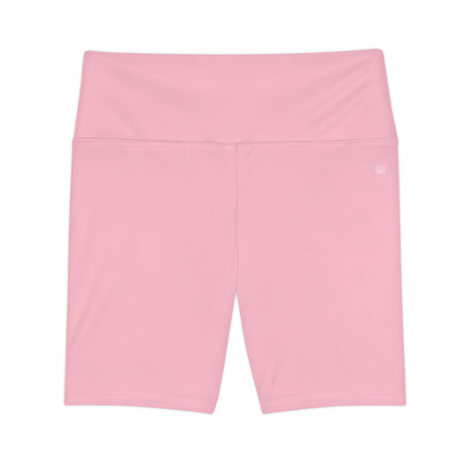 Elated Hippie Women's Workout Shorts - Marshmallow Pink
