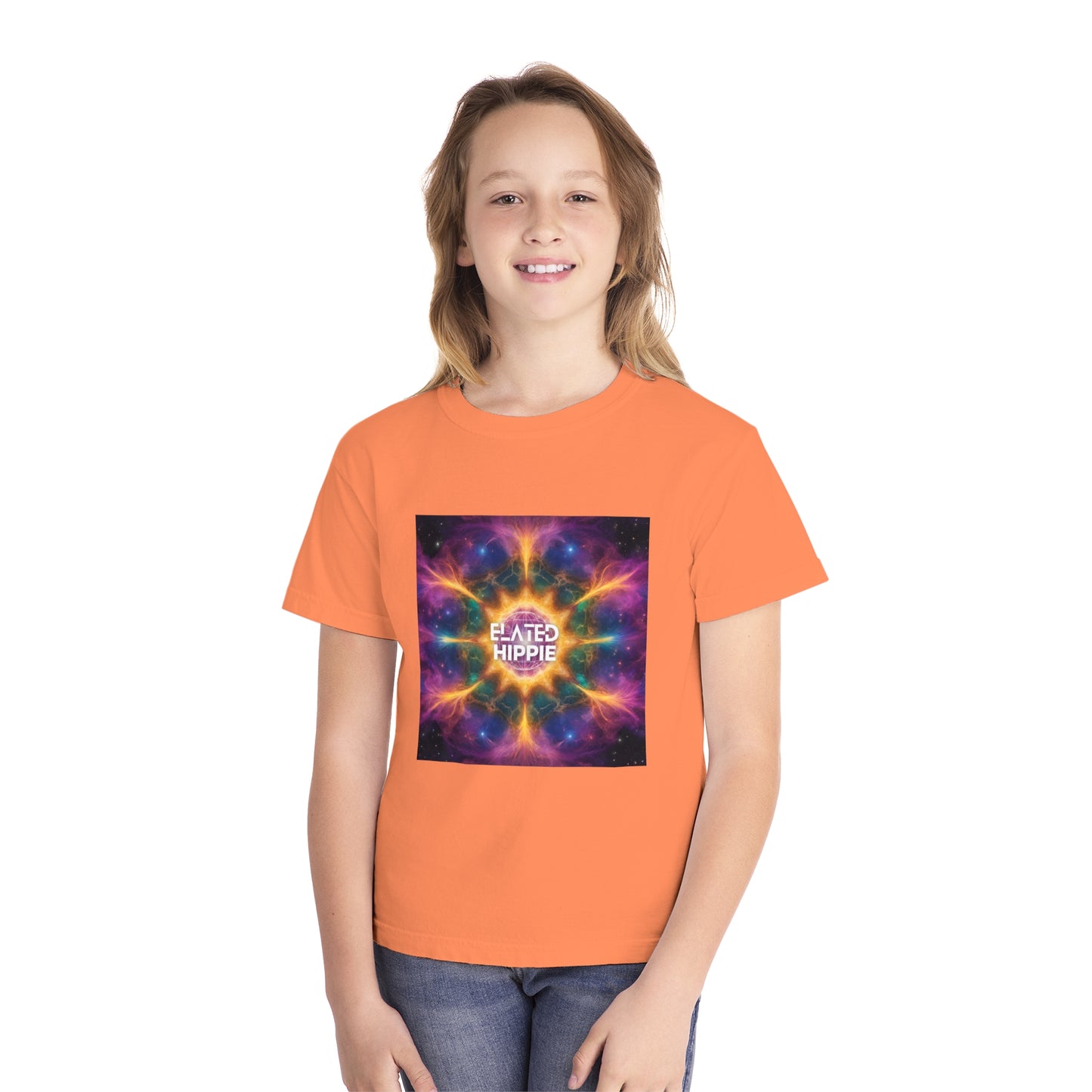 Elated Hippie %100 Cotton "Shining Star" Youth Midweight Tee