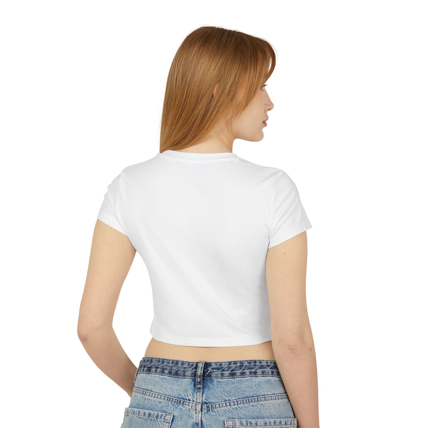 Elated Hippie Organic Ribbed Baby Tee (White)