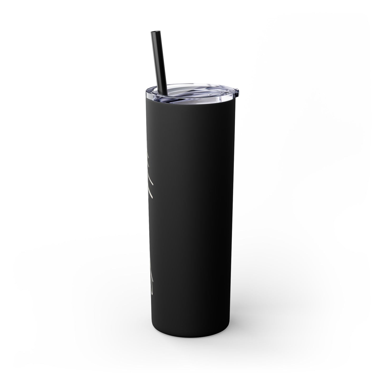 Elated Hippie 20oz Skinny Tumbler with Straw - Inspirational Drinkware for Eco-Conscious Lifestyle