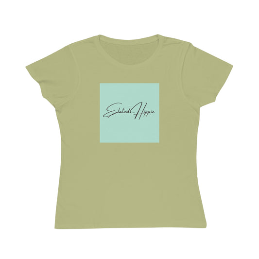 Elated Hippie Organic Pale Sea Foam Women's T-Shirt - Comfortable & Eco-Friendly Casual Wear