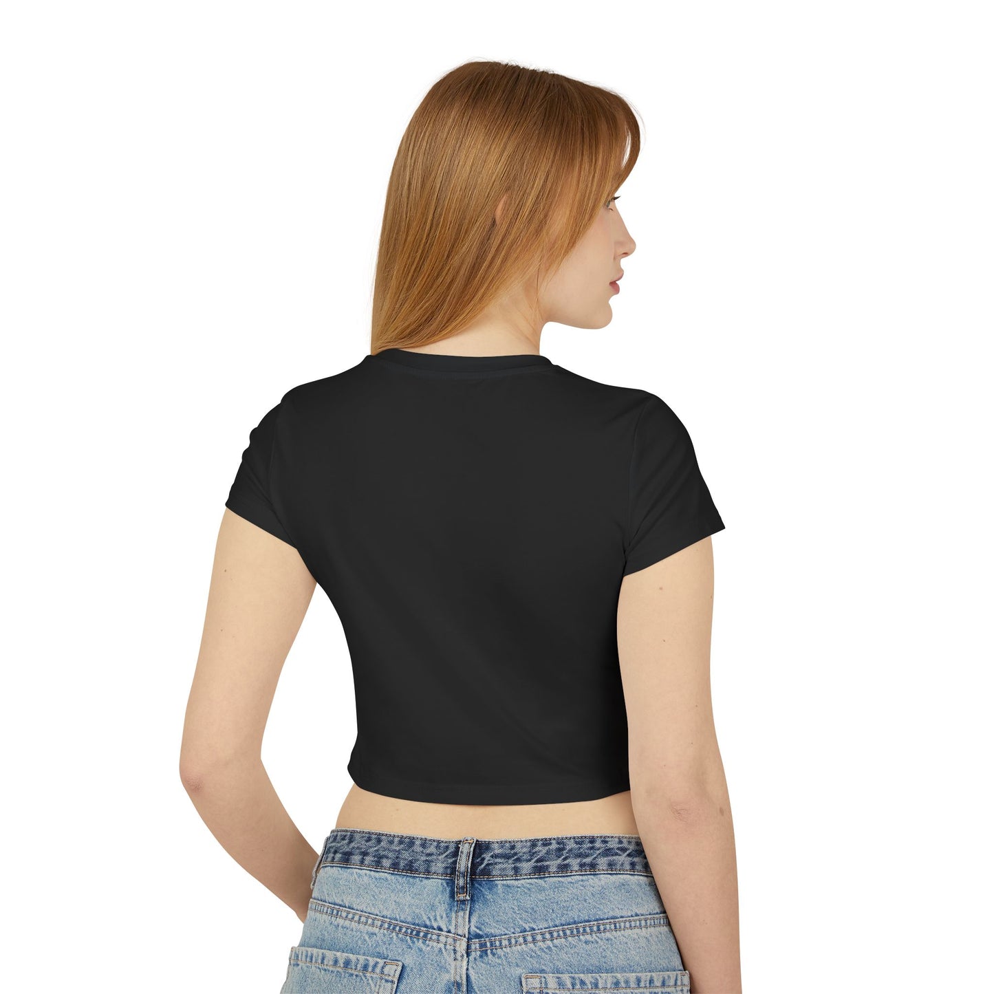 Elated Hippie Organic Ribbed Baby Tee (Black)