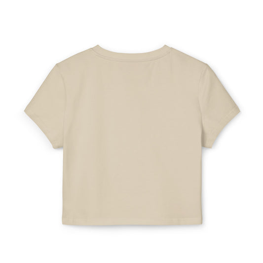 Elated Hippie Organic Ribbed Baby Tee (Beige)