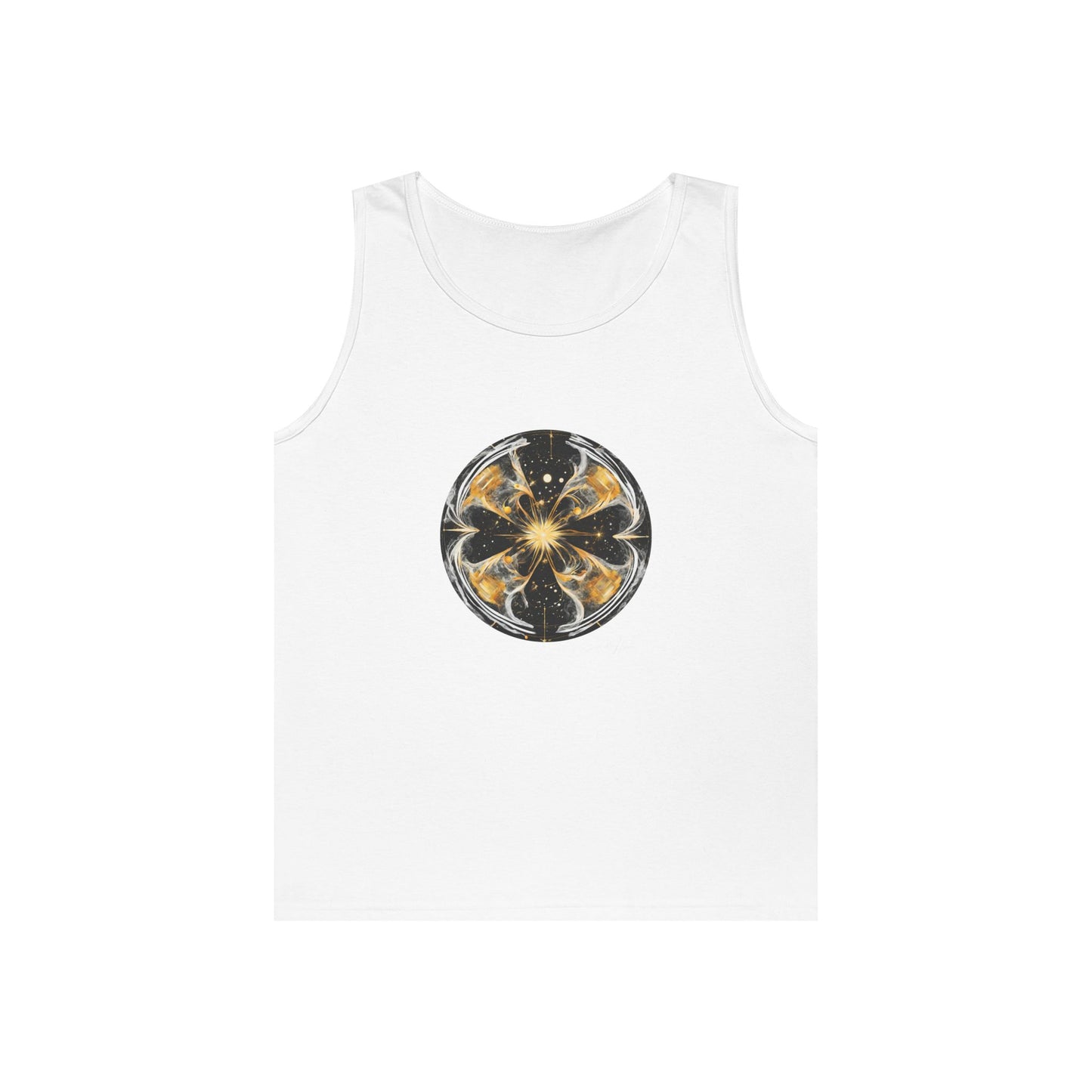 Elated Hippie Archangel Collection "Black Into The Abyss" 100% Heavy Cotton Tank Top Men's