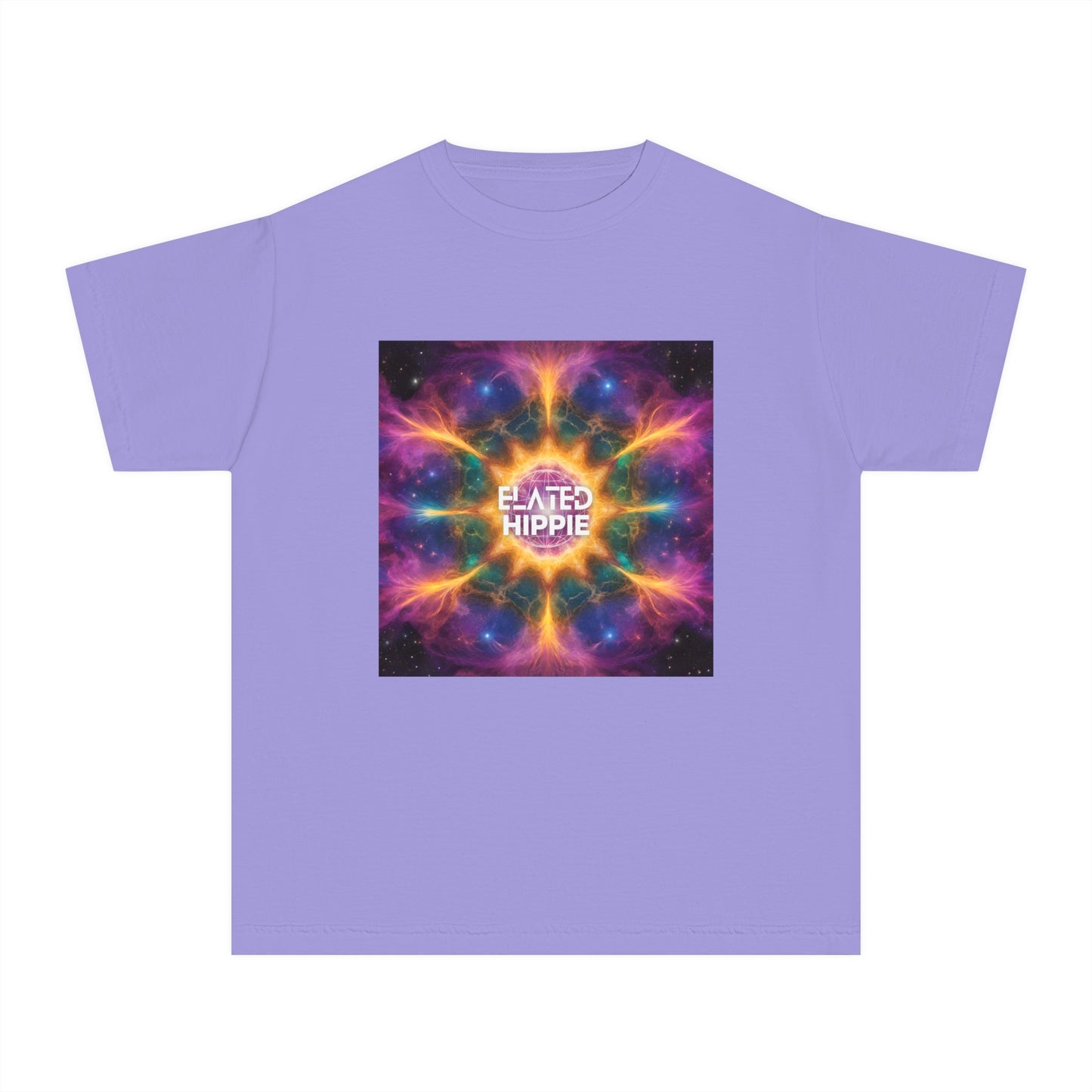Elated Hippie %100 Cotton "Shining Star" Youth Midweight Tee