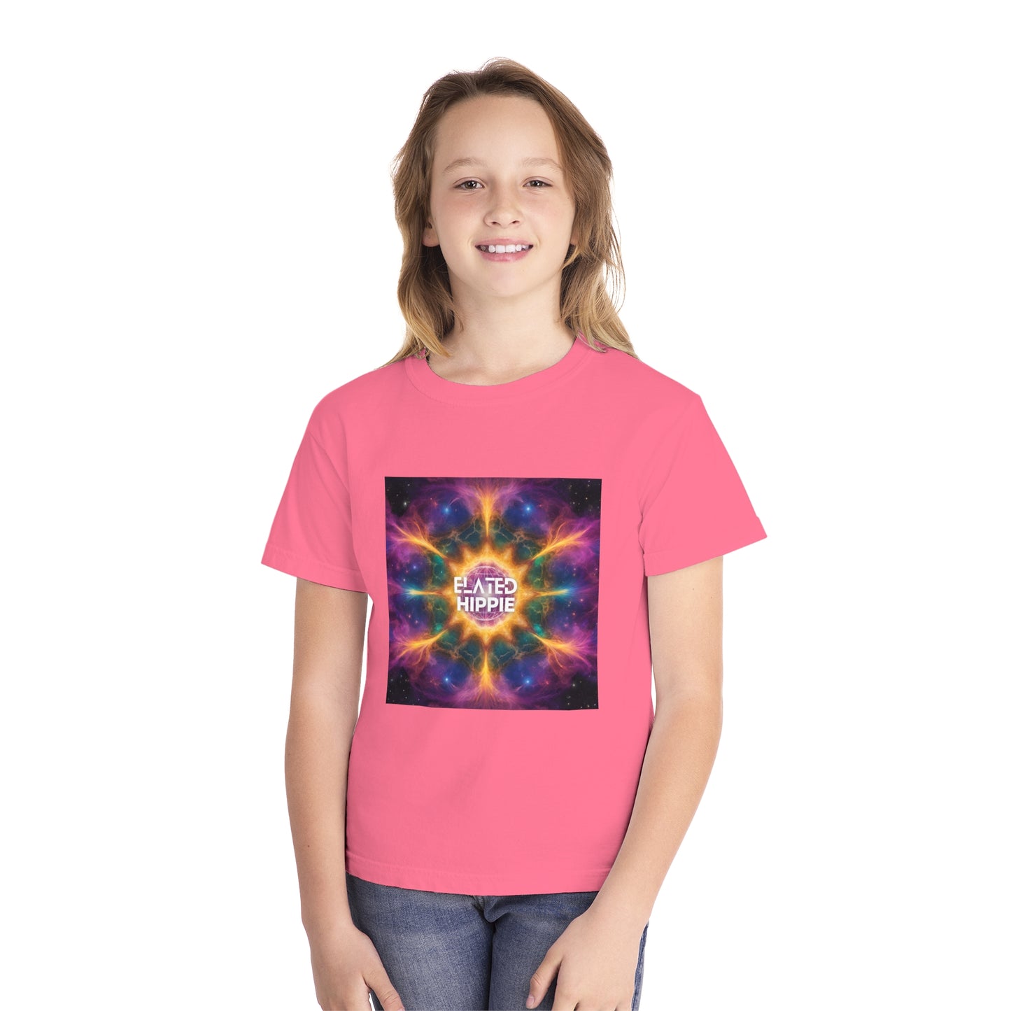 Elated Hippie %100 Cotton "Shining Star" Youth Midweight Tee