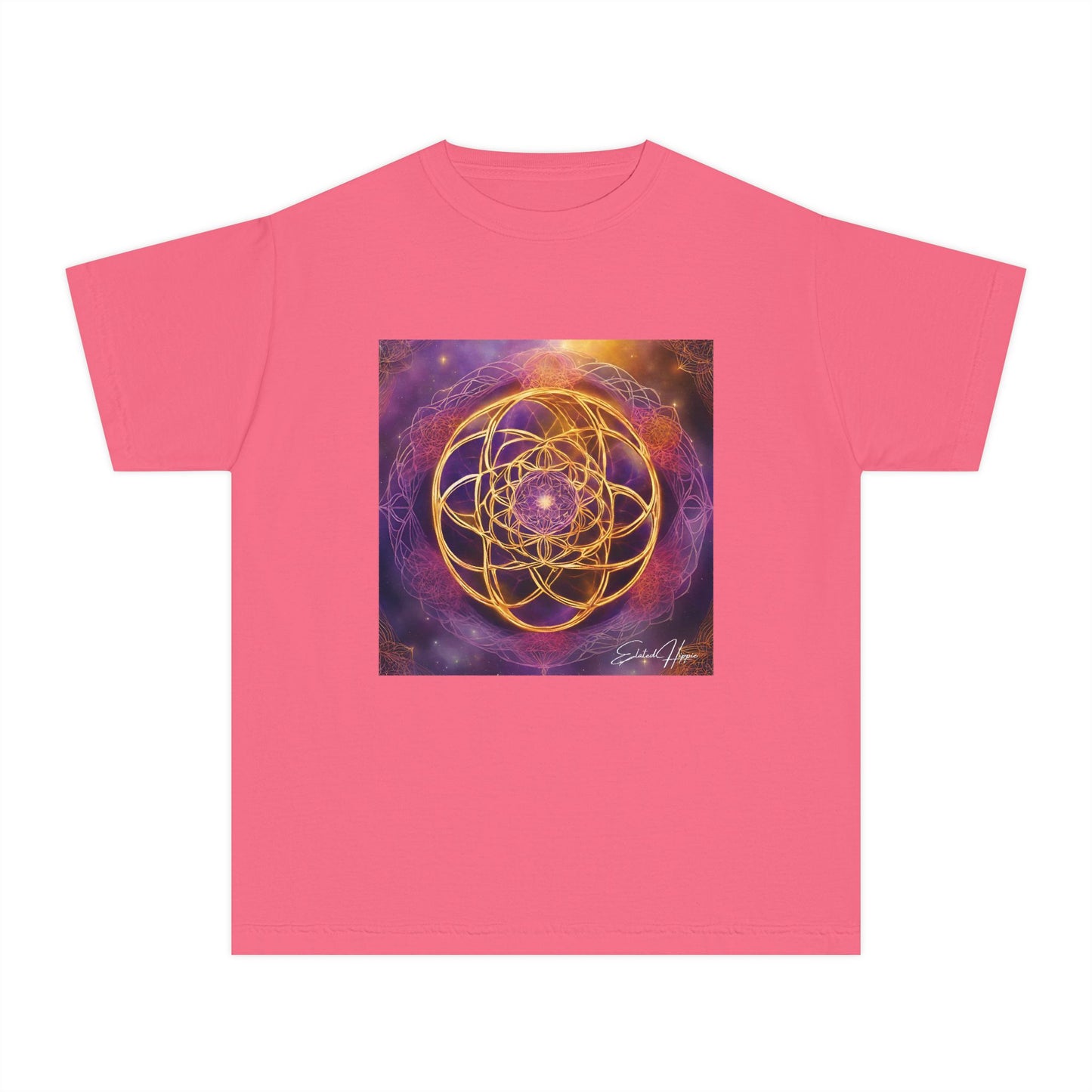 Elated Hippie Youth 100% Cotton "Flower of Life" Tshirt