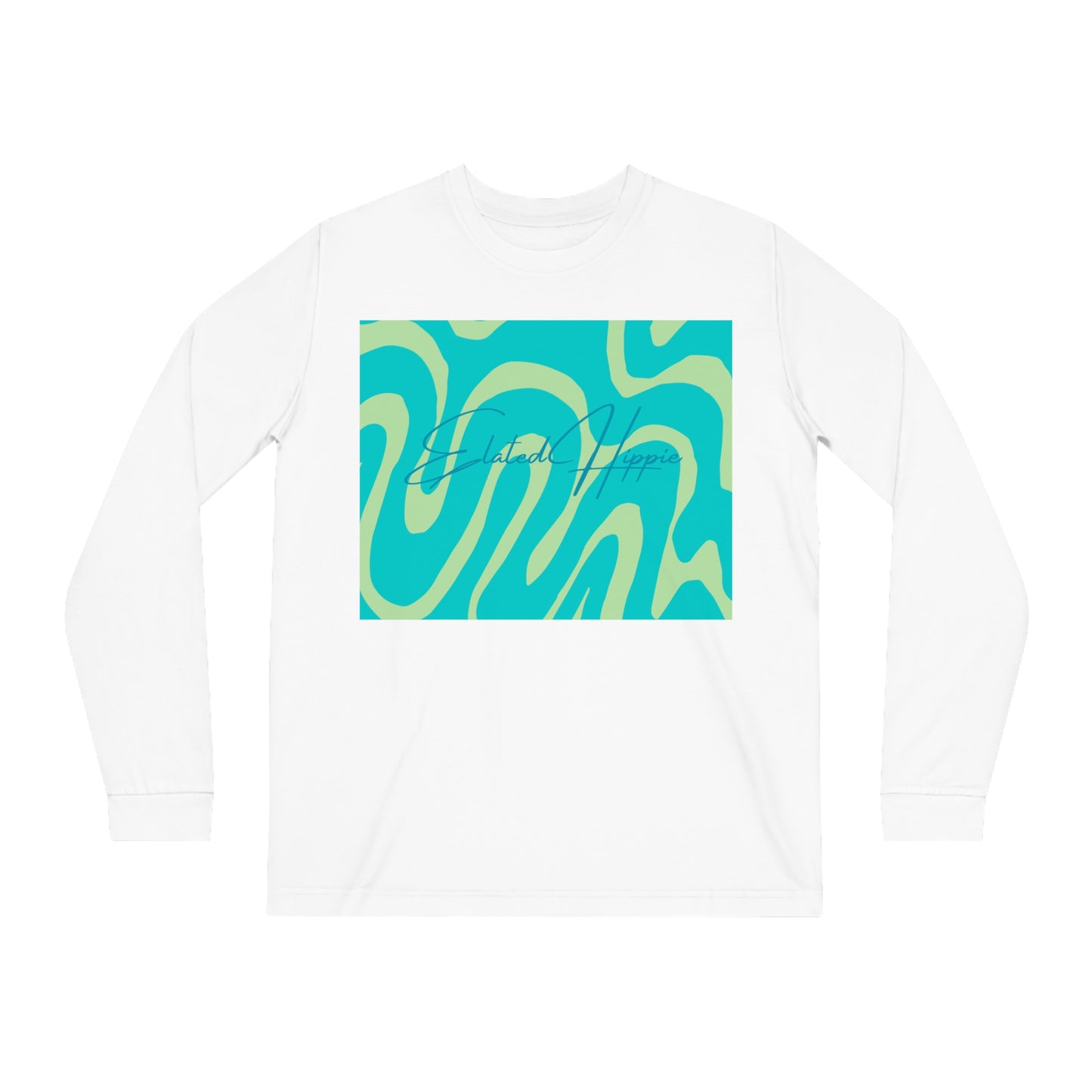 Elated Hippie Modern Geometric Long Sleeve Tee for Casual Style