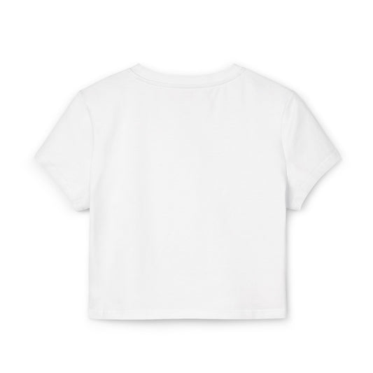 Elated Hippie Organic Ribbed Baby Tee (White)