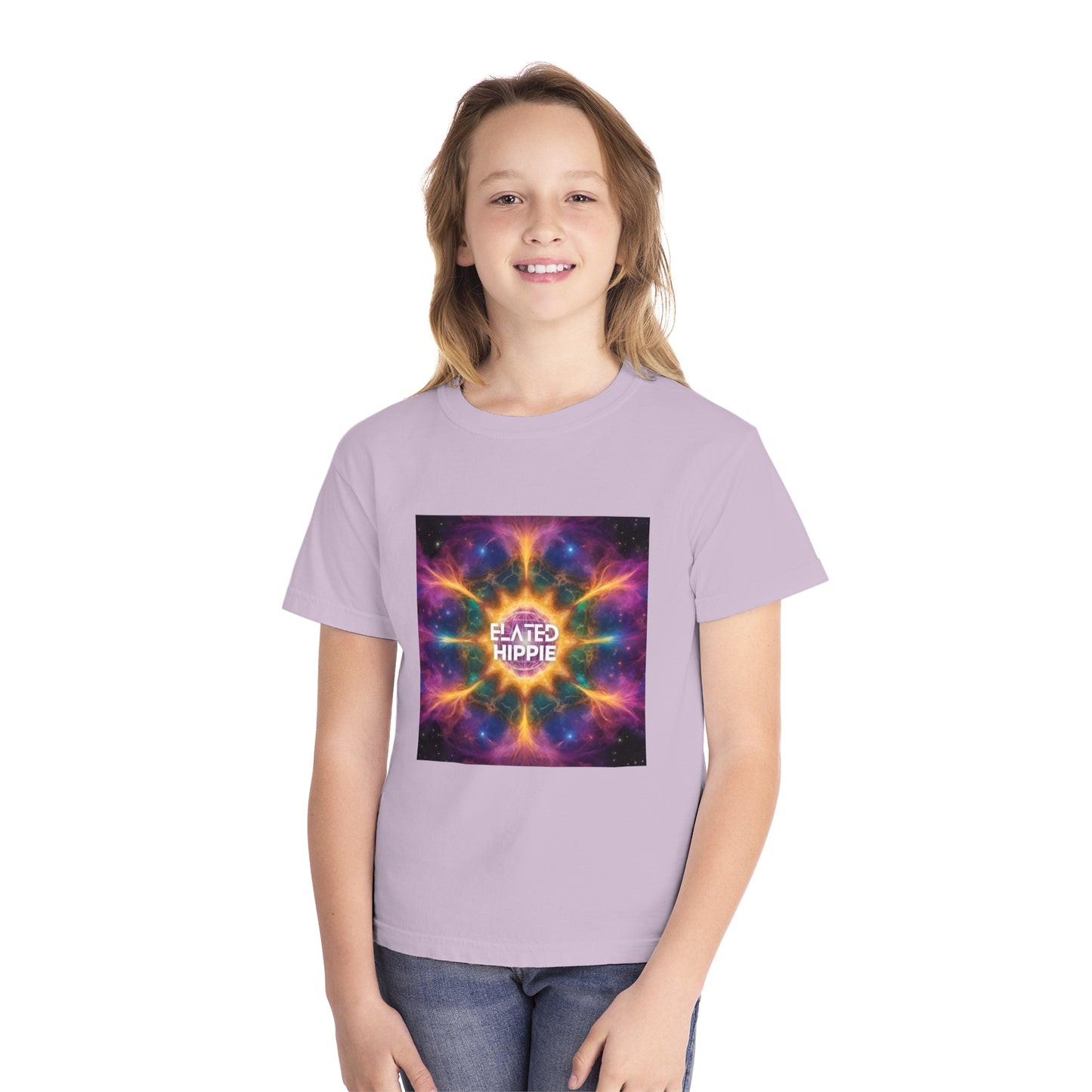 Elated Hippie %100 Cotton "Shining Star" Youth Midweight Tee