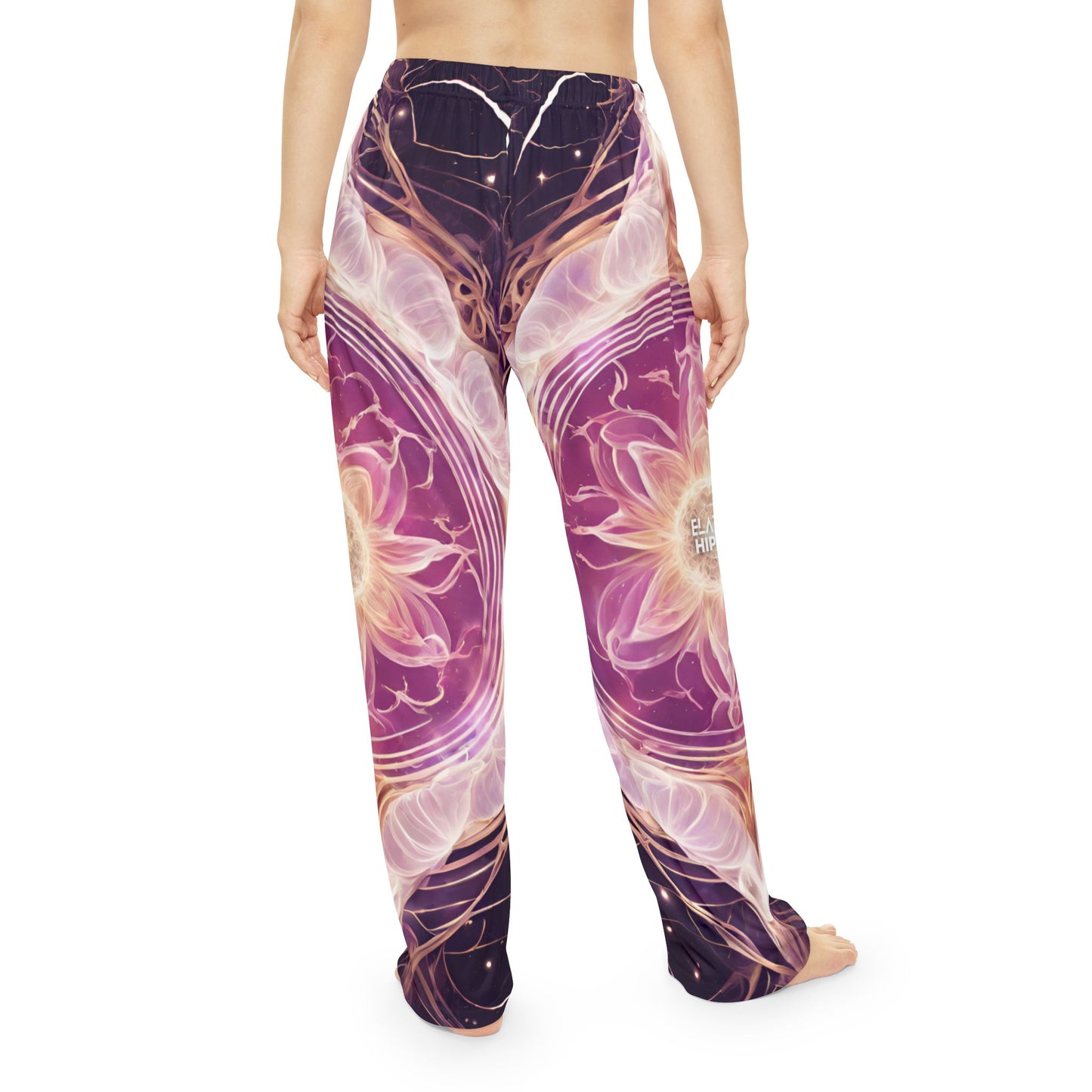 Elated Hippie "Lunar Elegance Flower of Life" Lounge Pants