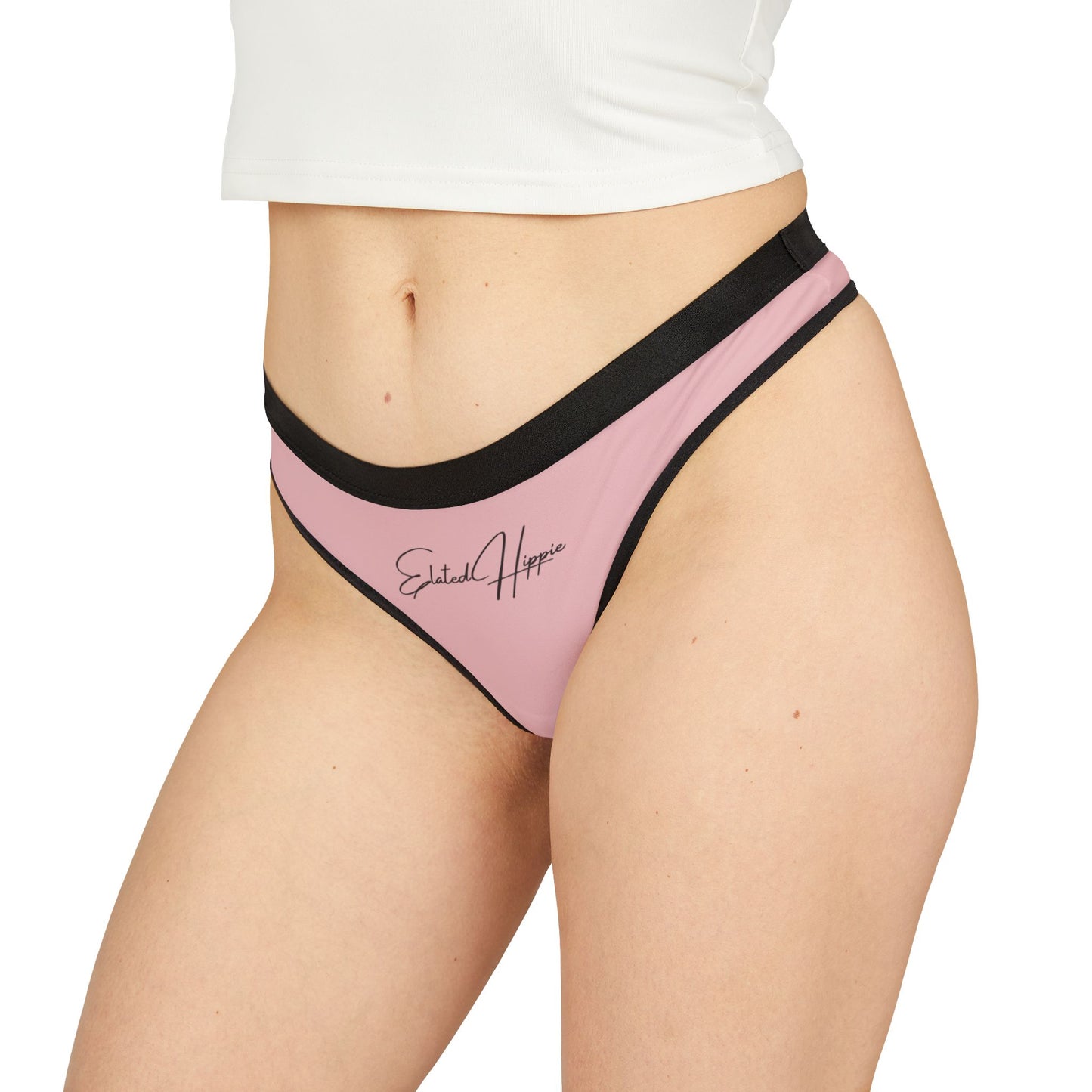 Elated Hippie Comfortable Women's Thongs - Stylish Pink Design