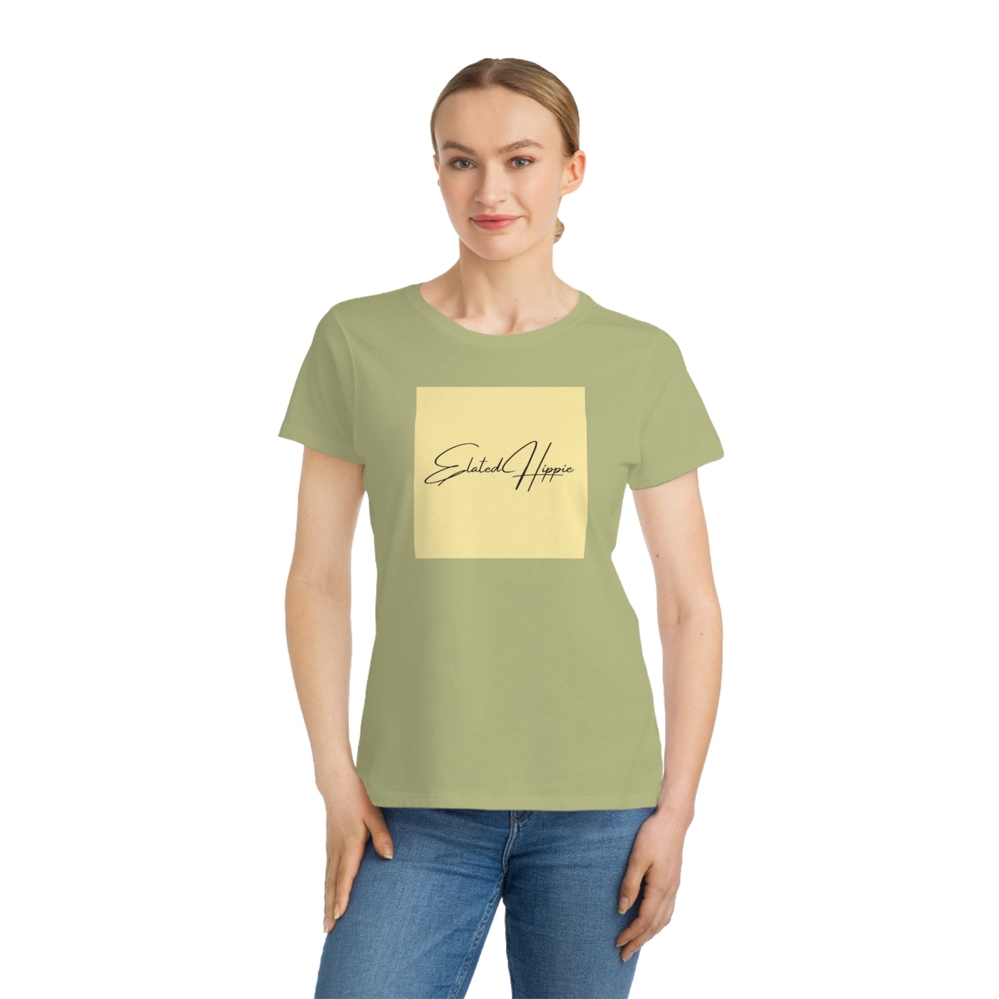 Elated Hippie Sunshine Organic Cotton Women's T-Shirt - Comfortable & Eco-Friendly Casual Wear