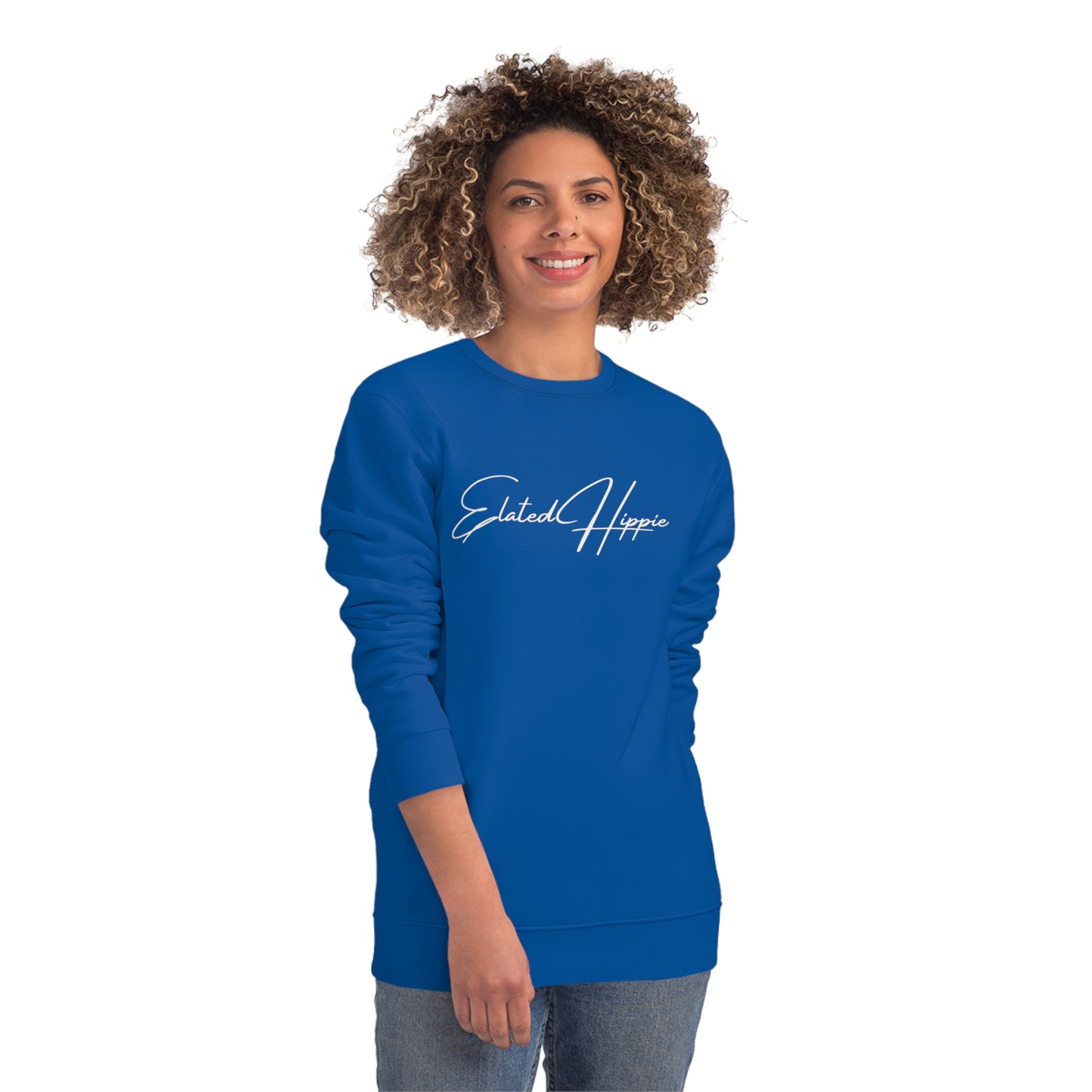 Elated Hippie Organic Cotton Sweatshirt - Cozy and Stylish for Comfort