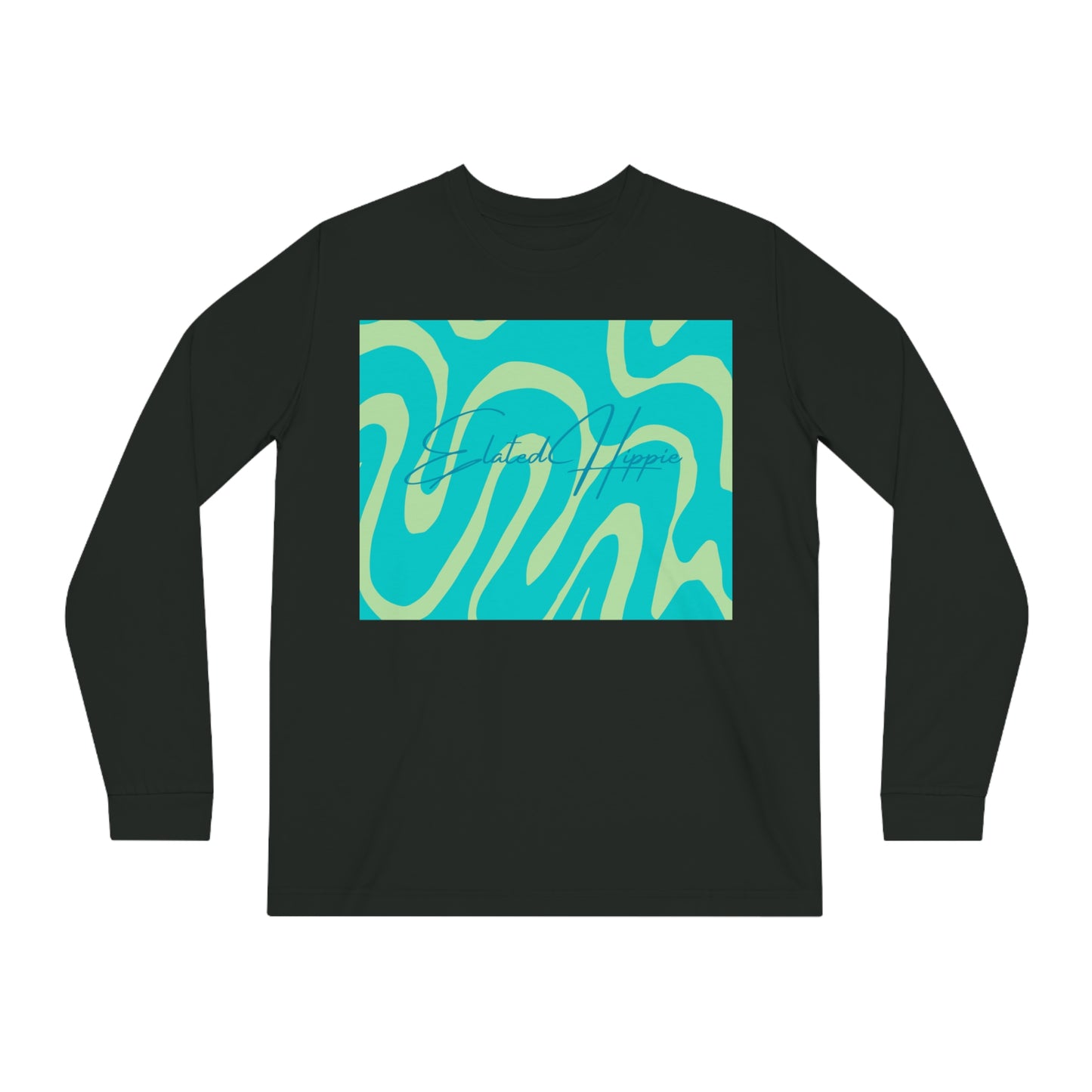 Elated Hippie Modern Geometric Long Sleeve Tee for Casual Style