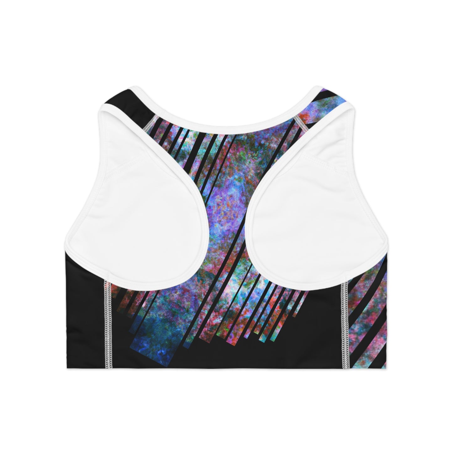 Elated Hippie Sports Bra, Athletic Underwear, Workout Gear, Fitness Apparel, Exercise Top, Activewear for Women