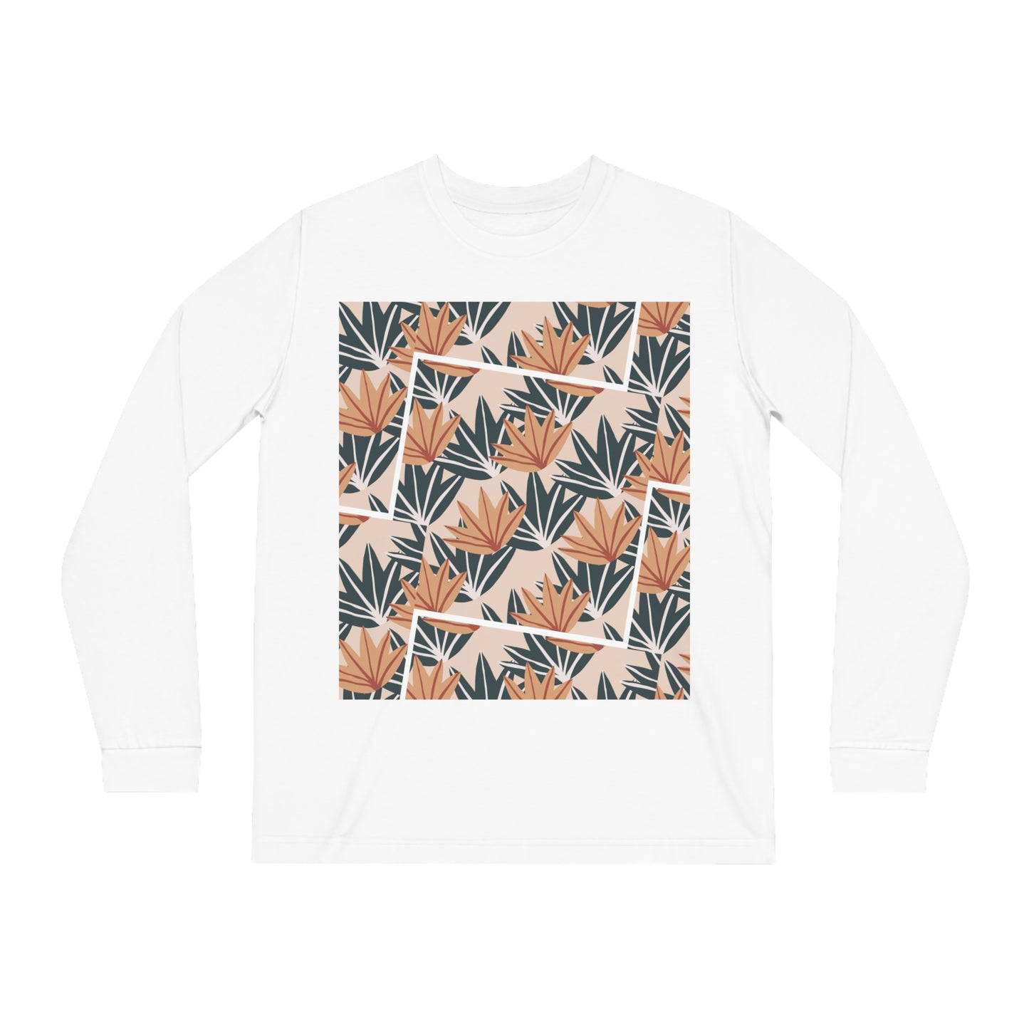 Elated Hippie Modern Palms Long Sleeve Tee for Casual Style