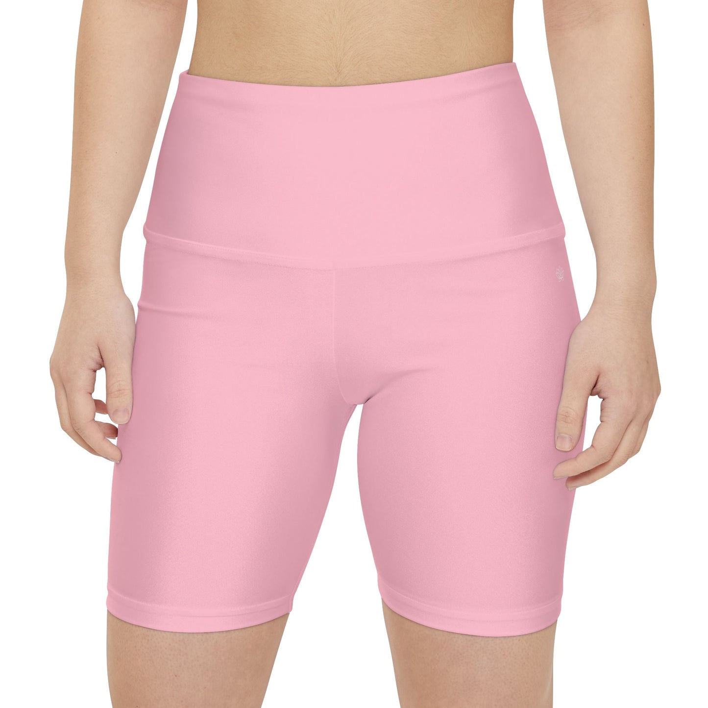 Elated Hippie Women's Workout Shorts - Marshmallow Pink