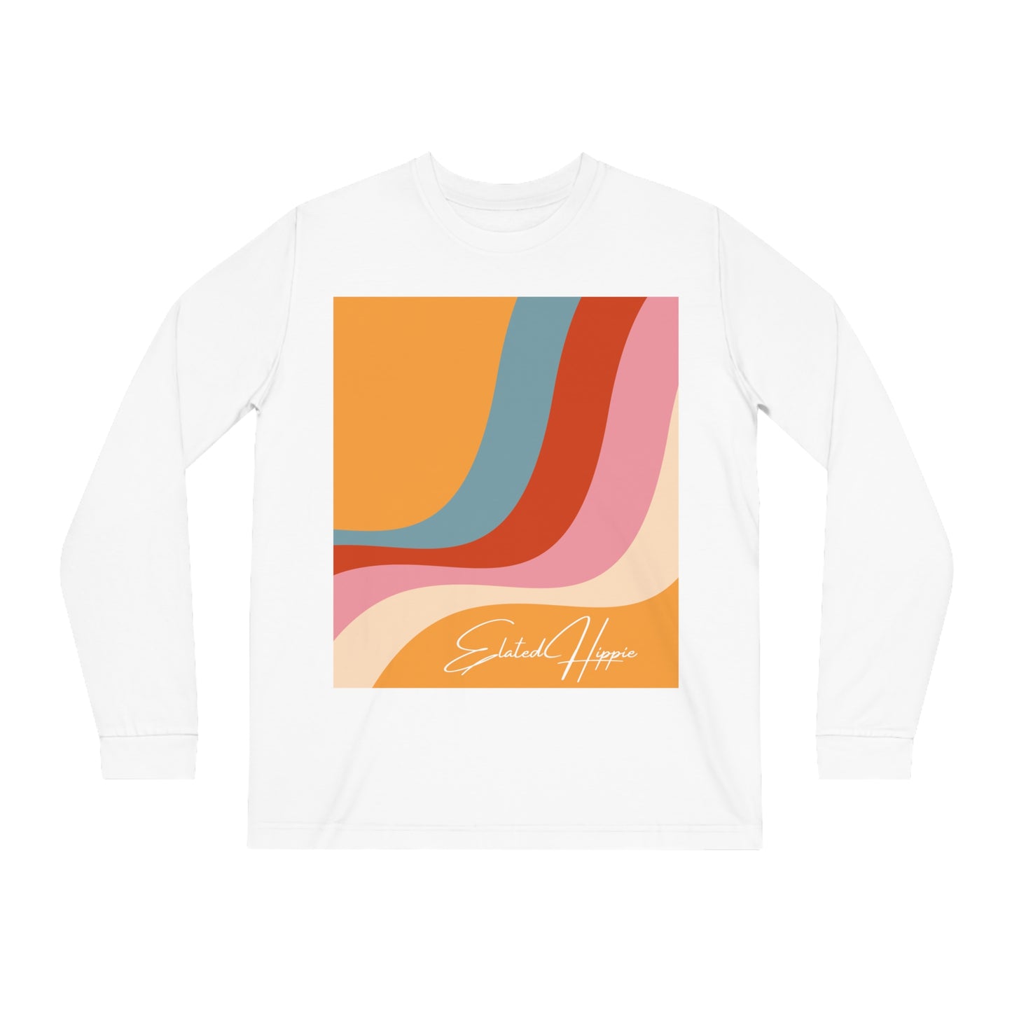 Elated Hippie "Arn't ya Glada" Geometric Long Sleeve Tee for Casual Style