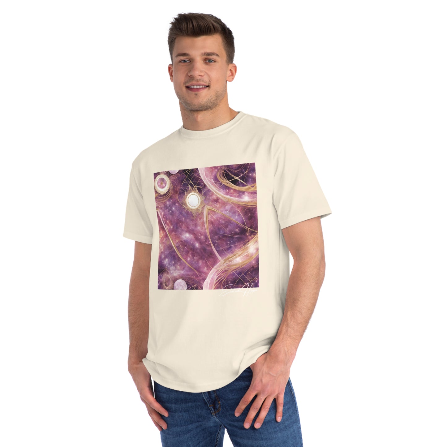 Elated Hippie Chasing Stars 100% Organic Cotton Men's Classic T-Shirt