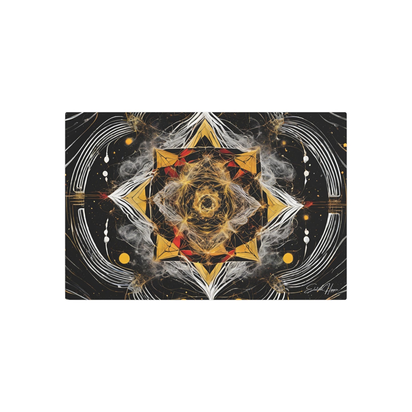 Elated Hippie Archangel Collection "All Seeing Eye" Metal Art Piece
