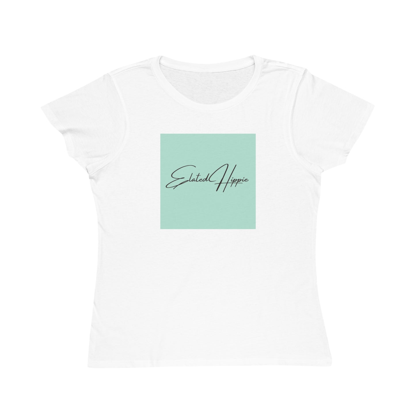 Elated Hippie Organic Pale Sea Foam Women's T-Shirt - Comfortable & Eco-Friendly Casual Wear