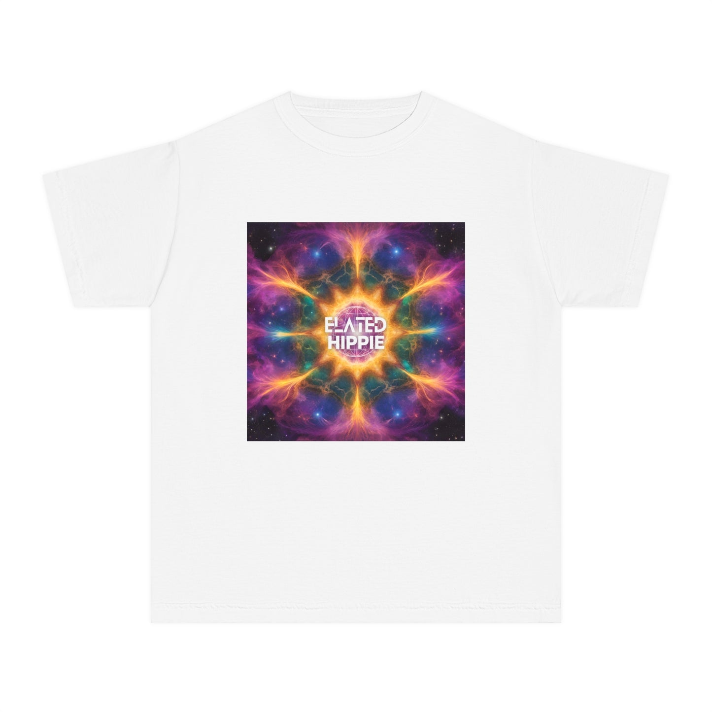 Elated Hippie %100 Cotton "Shining Star" Youth Midweight Tee