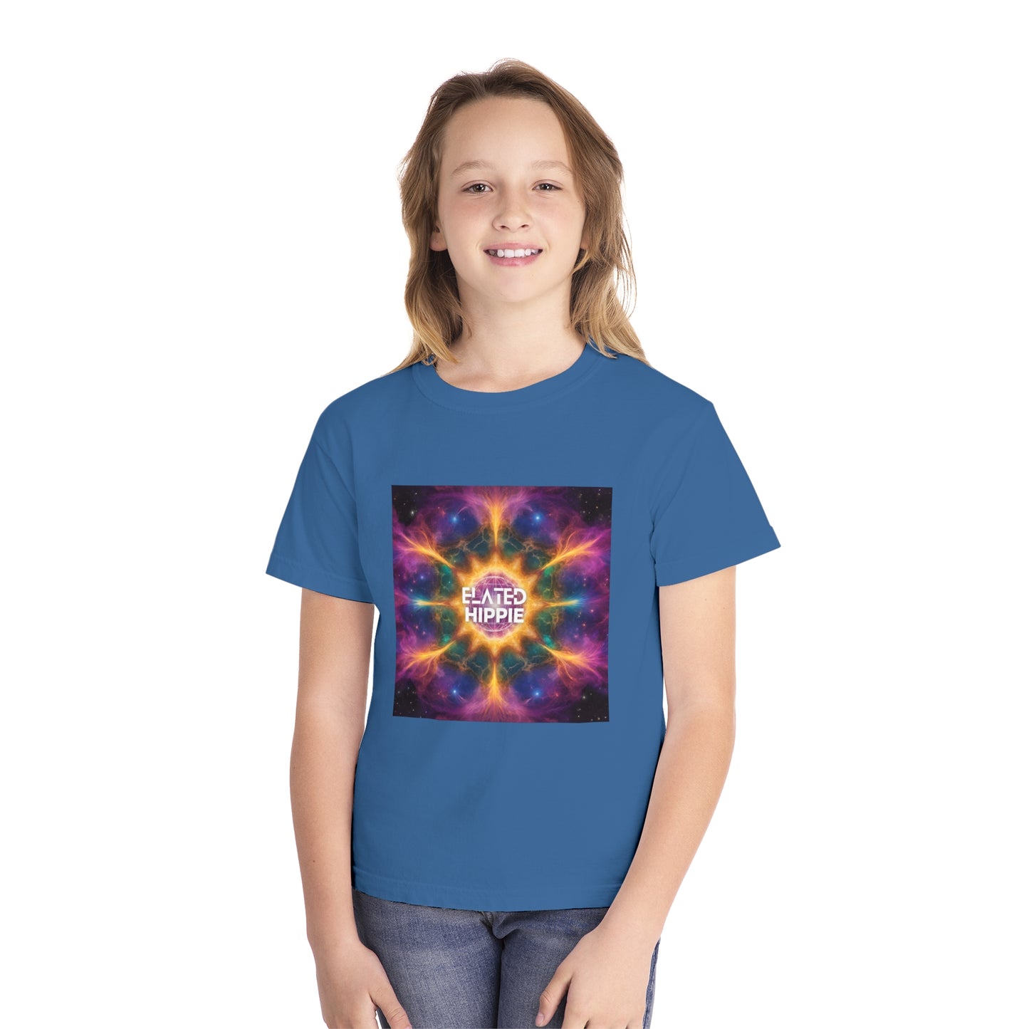 Elated Hippie %100 Cotton "Shining Star" Youth Midweight Tee