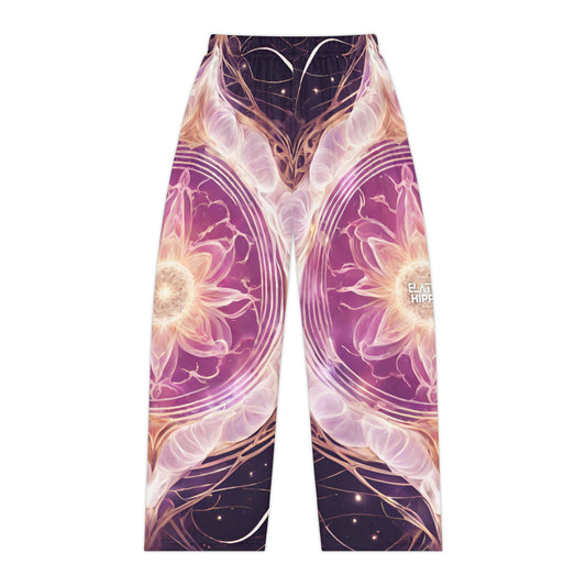 Elated Hippie "Lunar Elegance Flower of Life" Lounge Pants