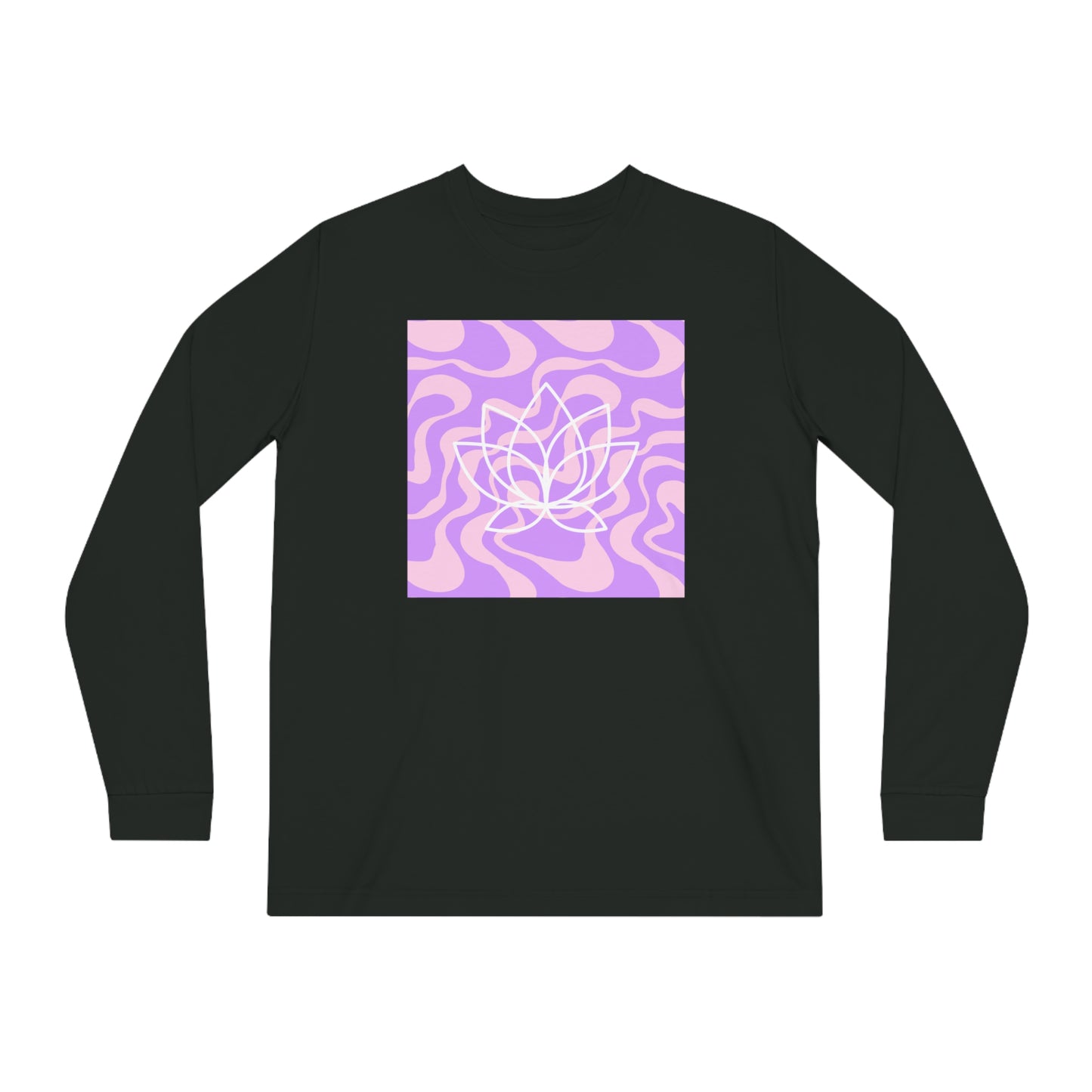Elated Hippie Modern Geometric Long Sleeve Tee for Casual Style