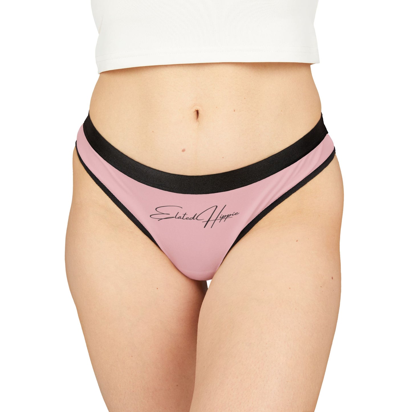 Elated Hippie Comfortable Women's Thongs - Stylish Pink Design