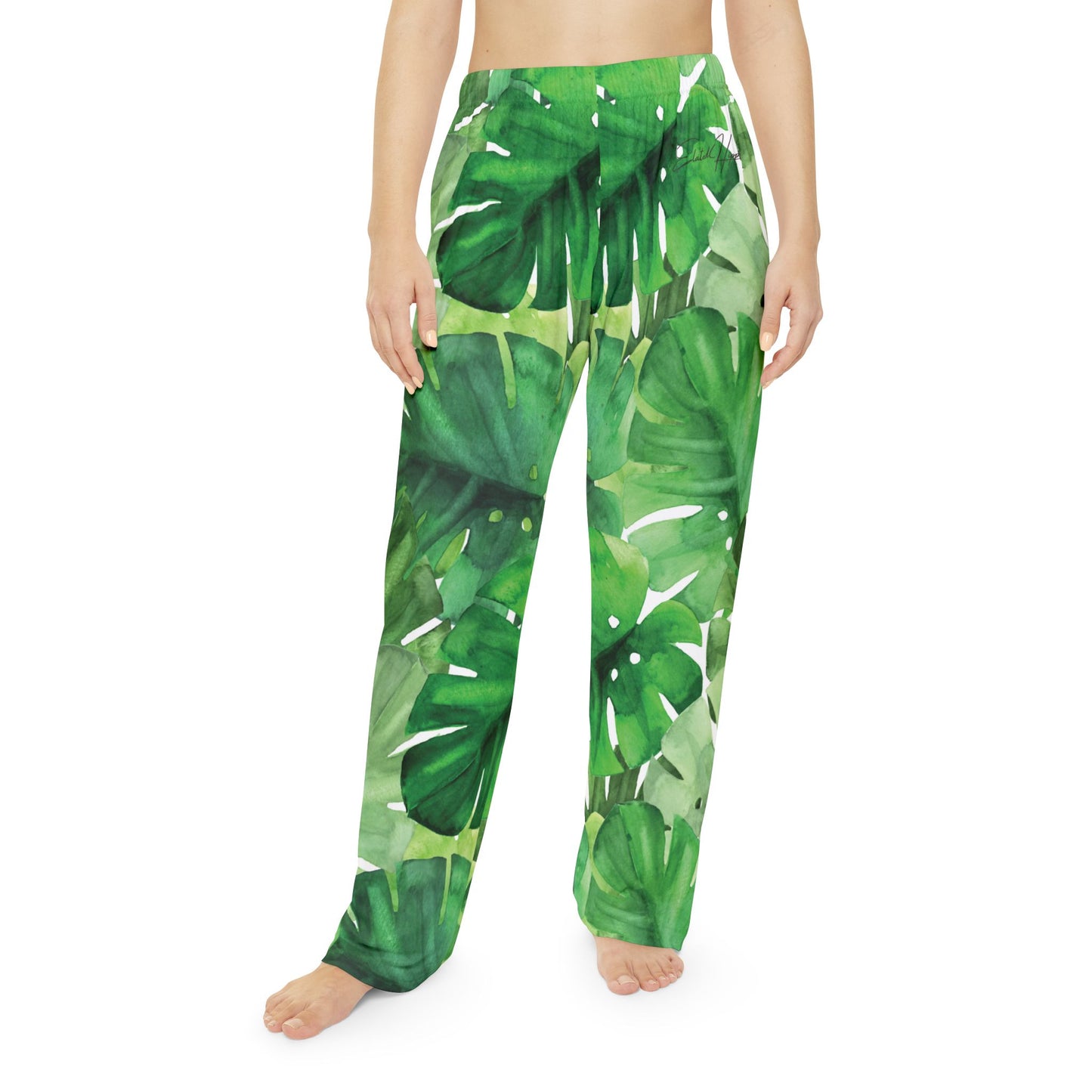 Elated Hippie Women's Tropical Leaf Pants for Ultimate Comfort