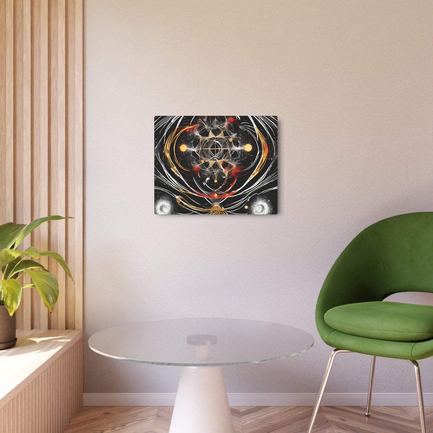 Elated Hippie Archangel Collection "Matrix within Matrix" Metal Art Piece