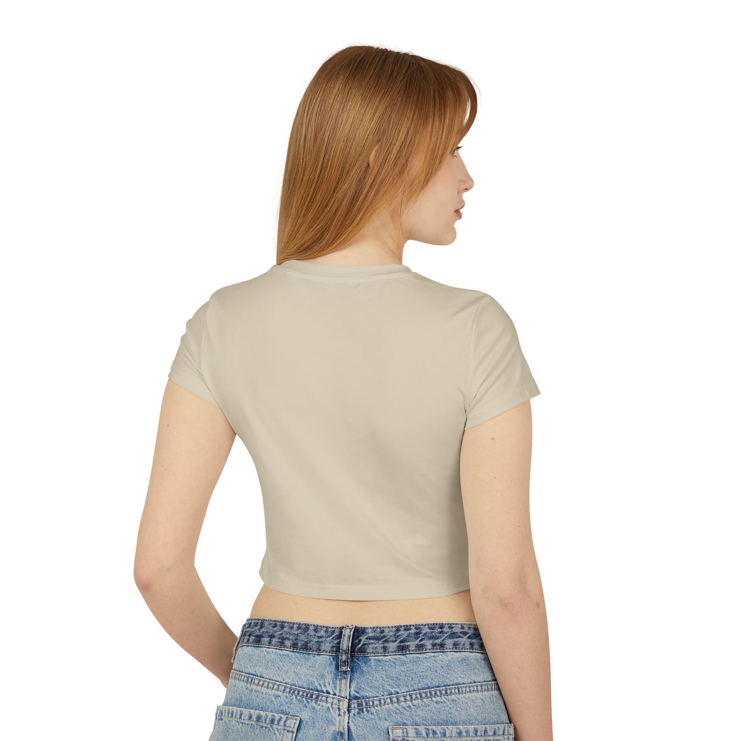 Elated Hippie Organic Ribbed Baby Tee (Beige)