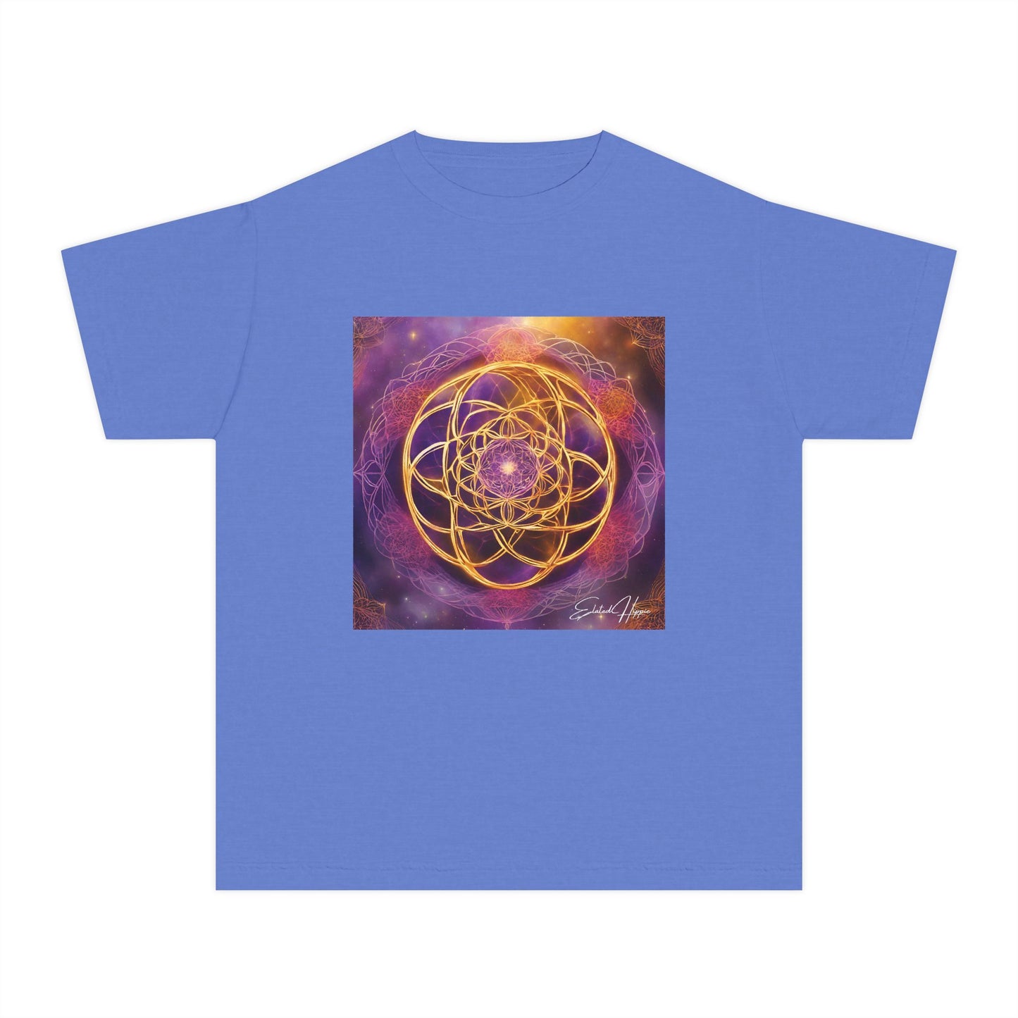 Elated Hippie Youth 100% Cotton "Flower of Life" Tshirt