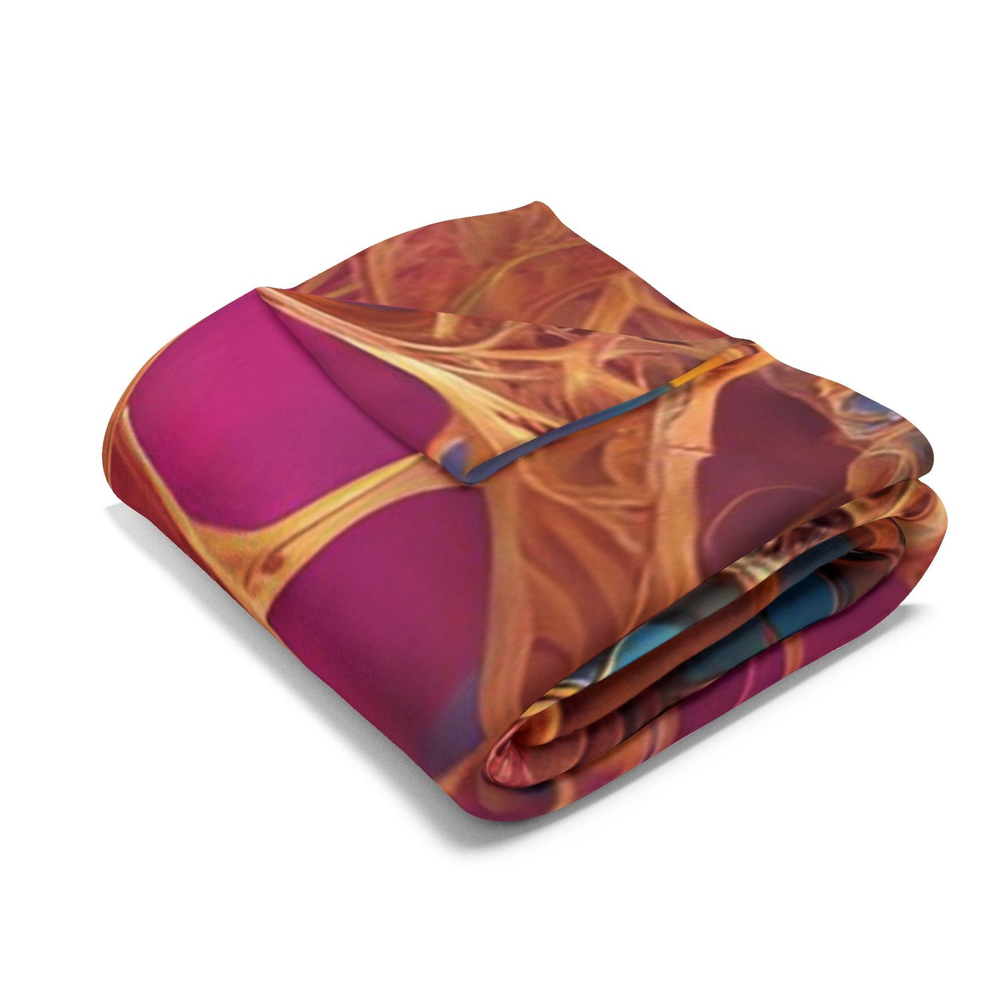 Elated Hippie: Plumeria Pendant Flower Fleece Blanket