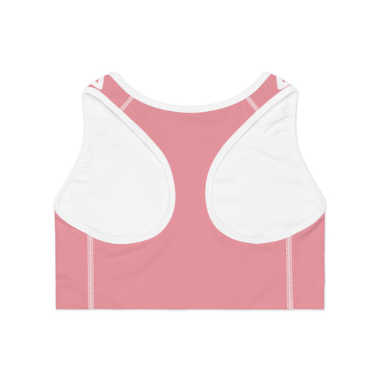 Elated Hippie Lotus Sports Bra - Blush Pink