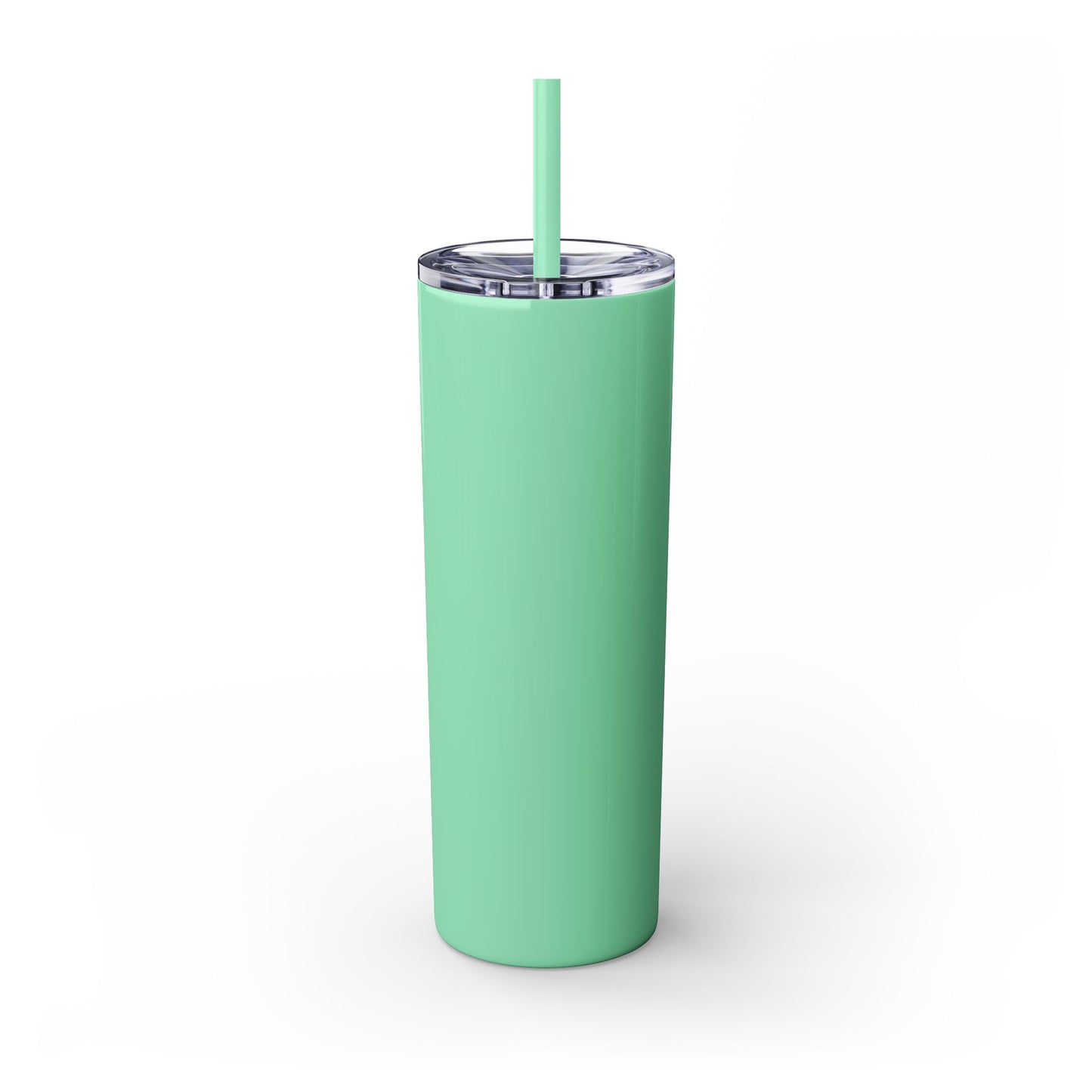 Elated Hippie 20oz Skinny Tumbler with Straw - Inspirational Drinkware for Eco-Conscious Lifestyle