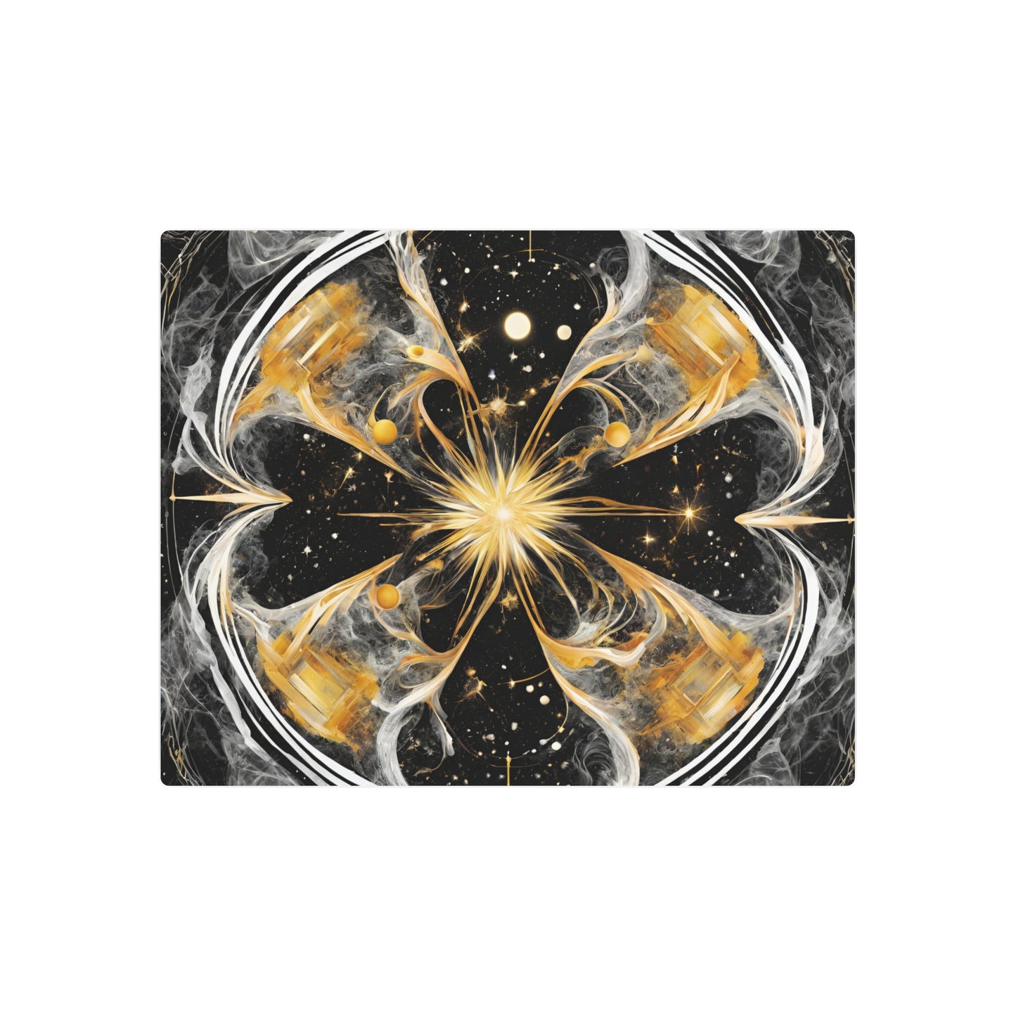 Elated Hippie Archangel Collection "Black into The Abyss" Metal Art Piece