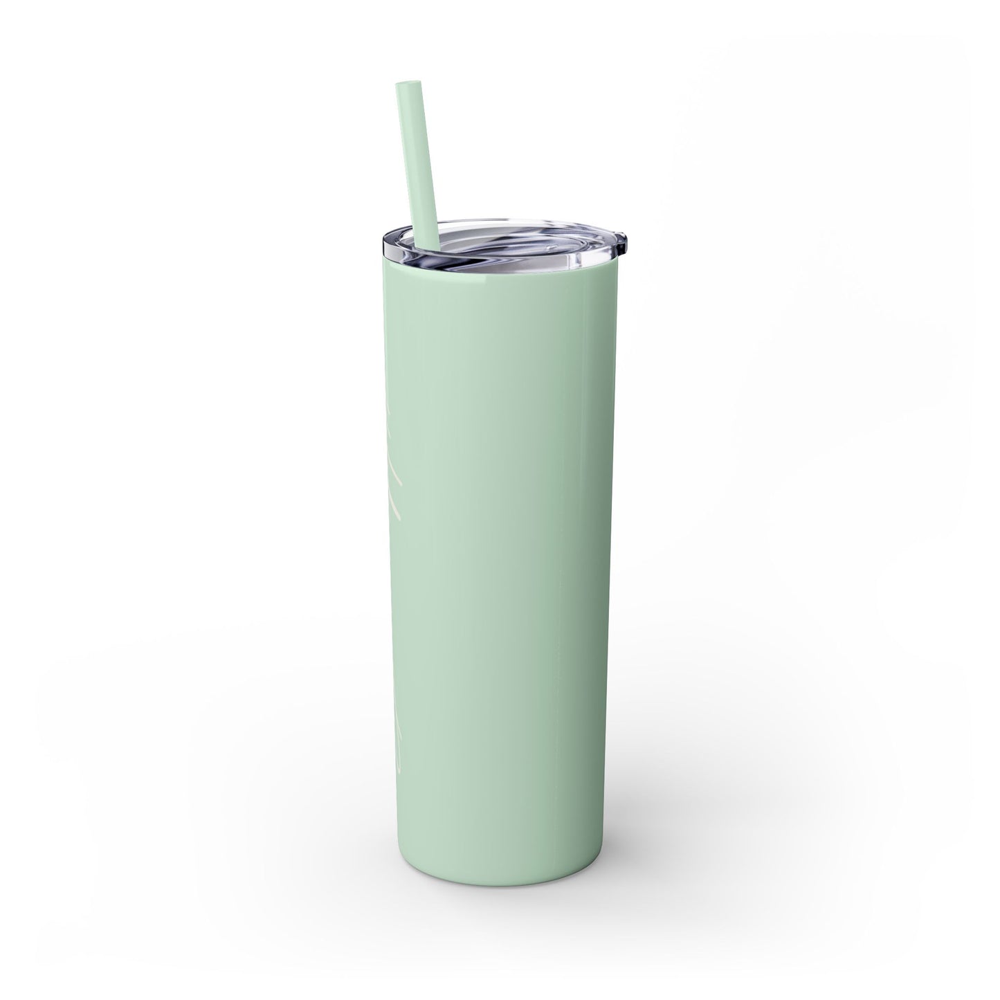 Elated Hippie 20oz Skinny Tumbler with Straw - Inspirational Drinkware for Eco-Conscious Lifestyle