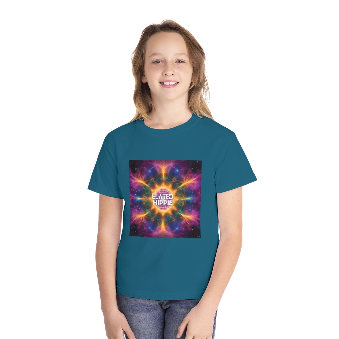 Elated Hippie %100 Cotton "Shining Star" Youth Midweight Tee