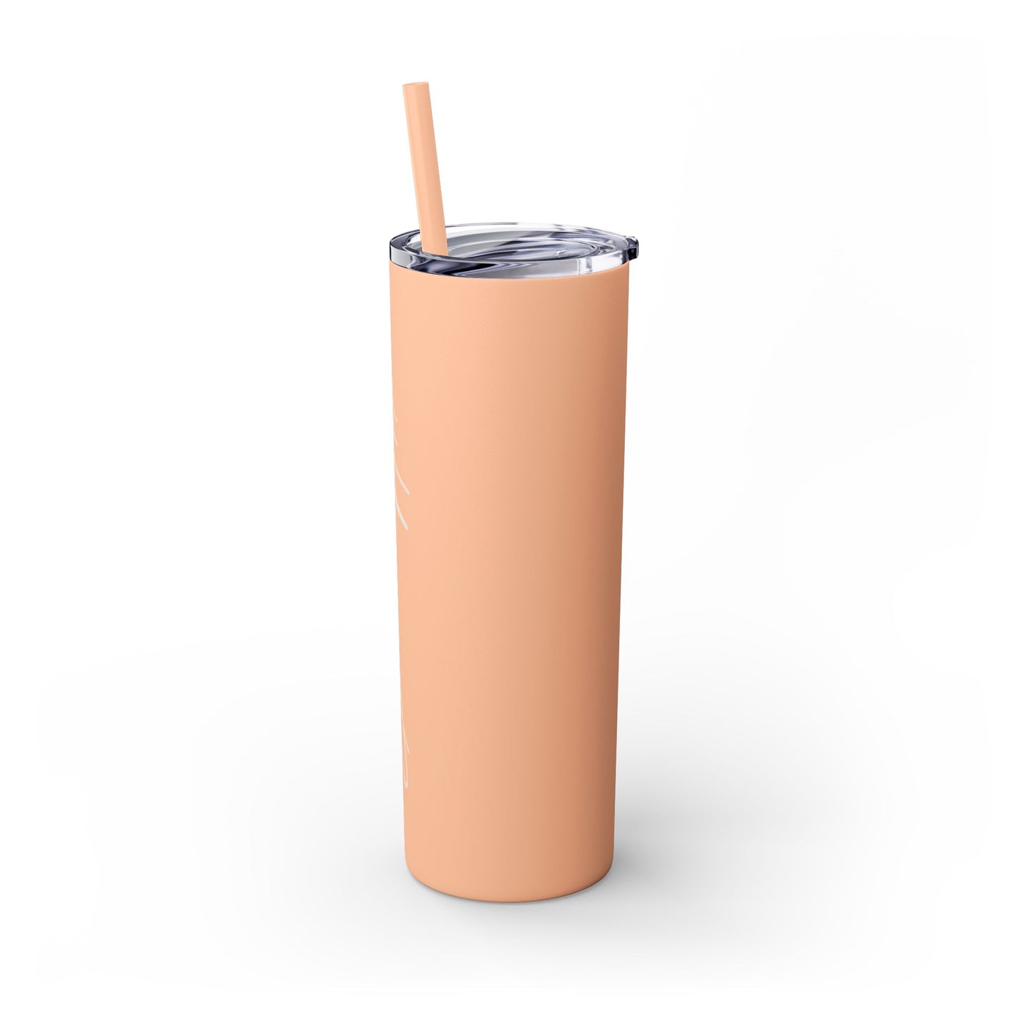 Elated Hippie 20oz Skinny Tumbler with Straw - Inspirational Drinkware for Eco-Conscious Lifestyle