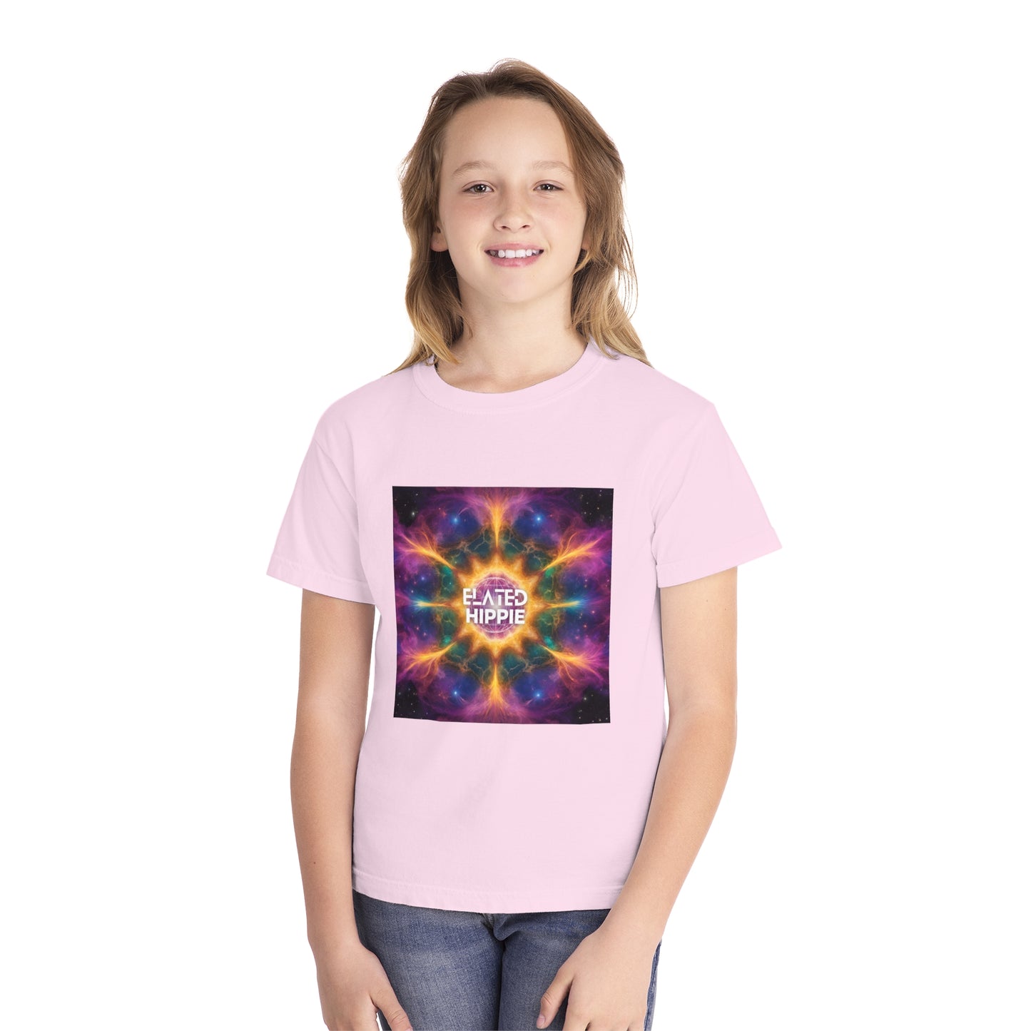 Elated Hippie %100 Cotton "Shining Star" Youth Midweight Tee