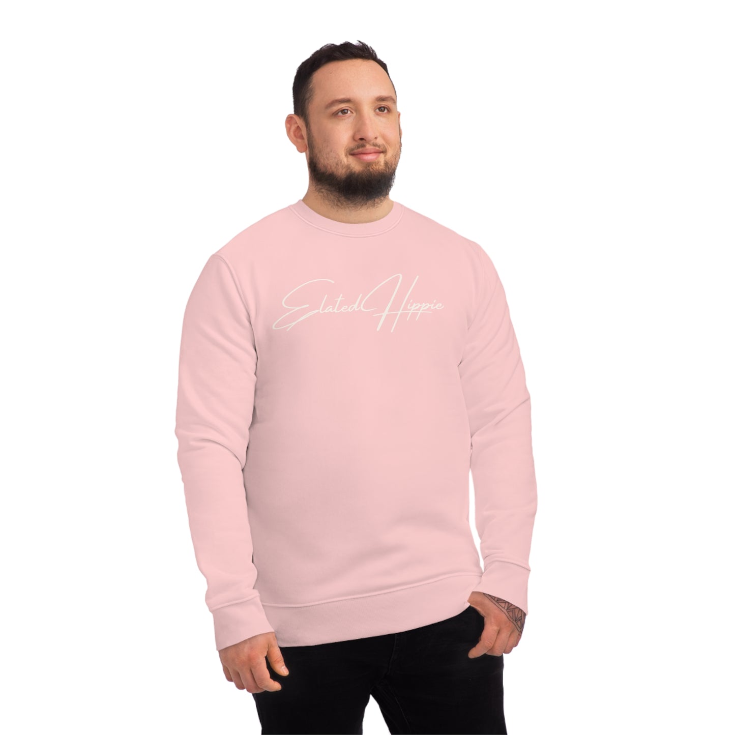 Elated Hippie Organic Cotton Sweatshirt - Cozy and Stylish for Comfort