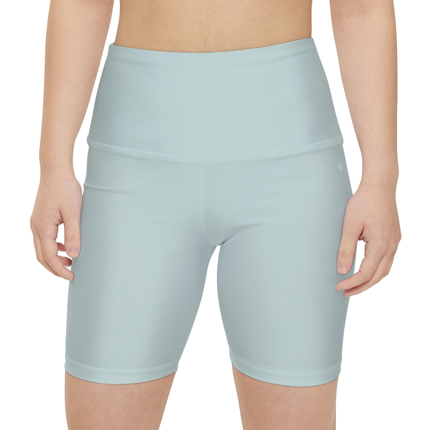Elated Hippie Women's Workout Shorts - Pale Sea Foam