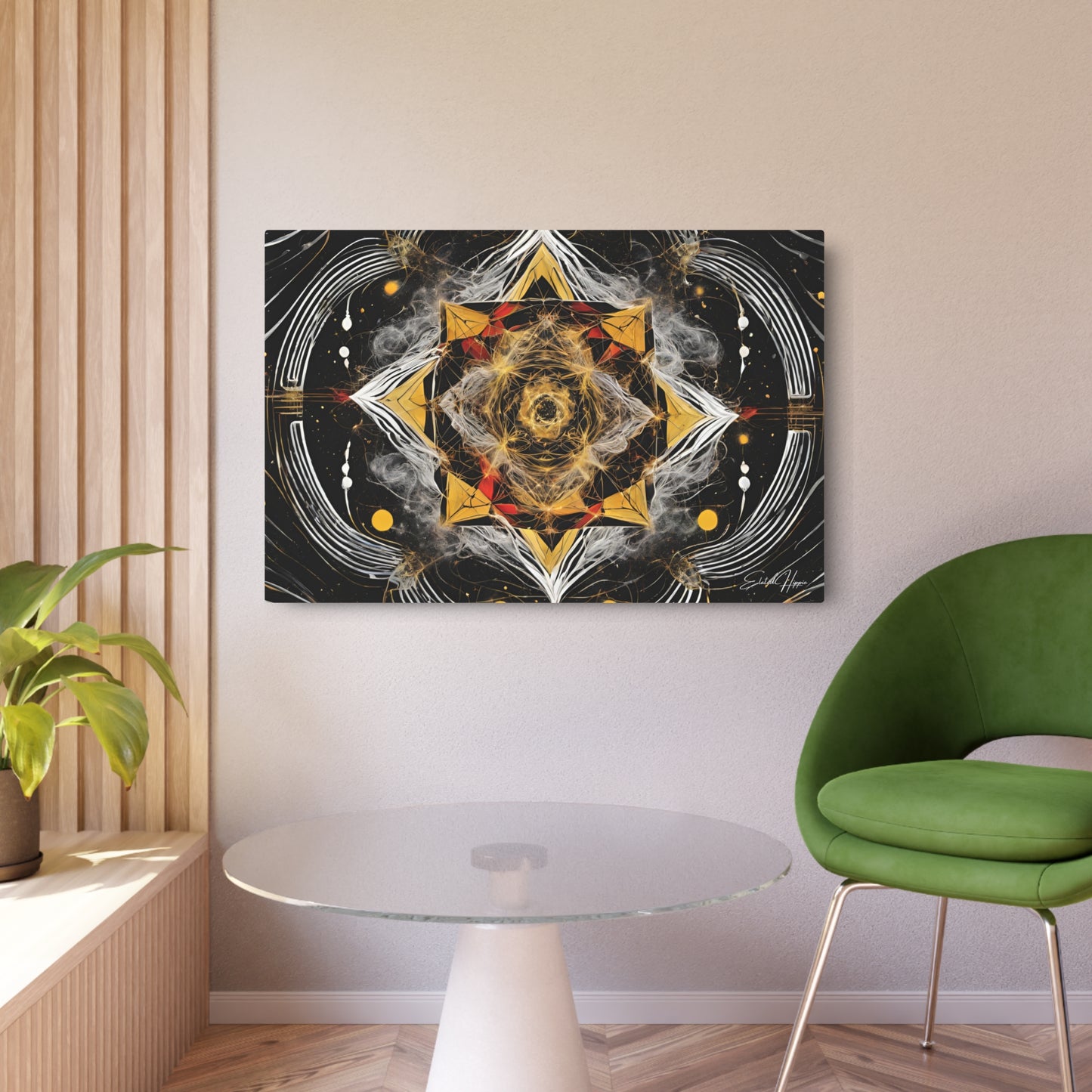 Elated Hippie Archangel Collection "All Seeing Eye" Metal Art Piece