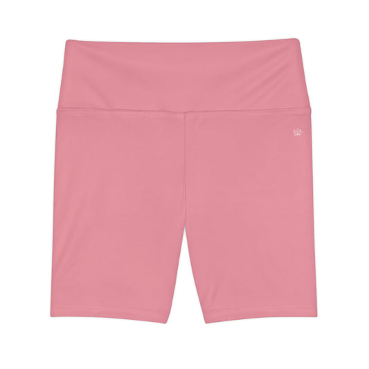 Elated Hippie Women's Workout Shorts - Blush Pink